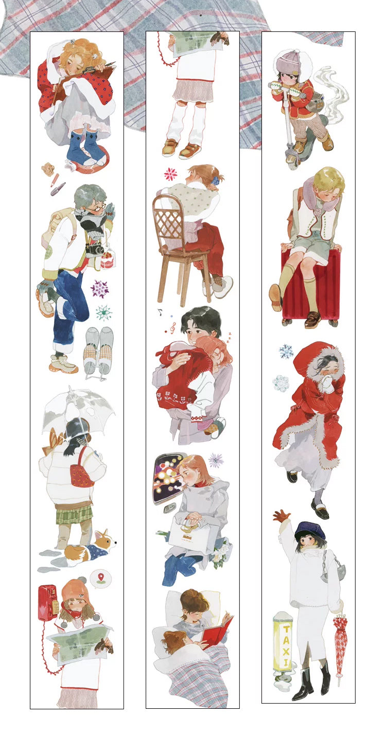 Naonao Times Masking Tape: Warm Winter