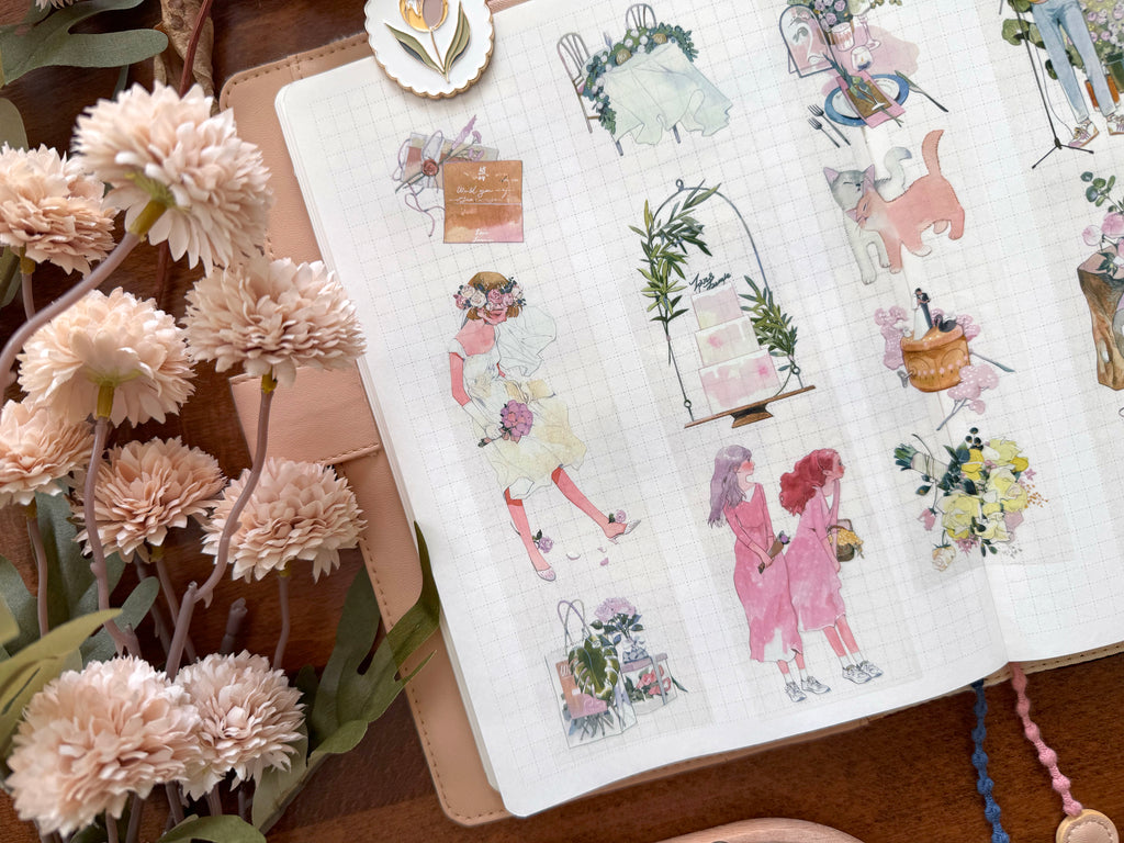 Naonao Times Masking Tape: Wedding