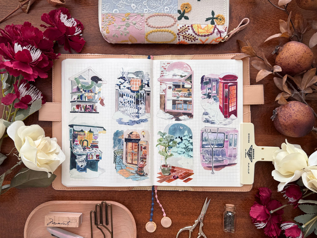 Naonao Times Masking Tape: Winter Scenery