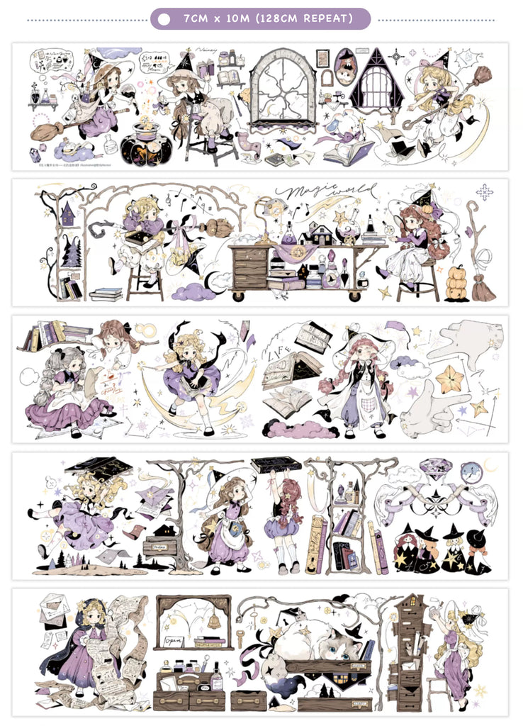 Neinei Illustration Masking Tape: Potion Class