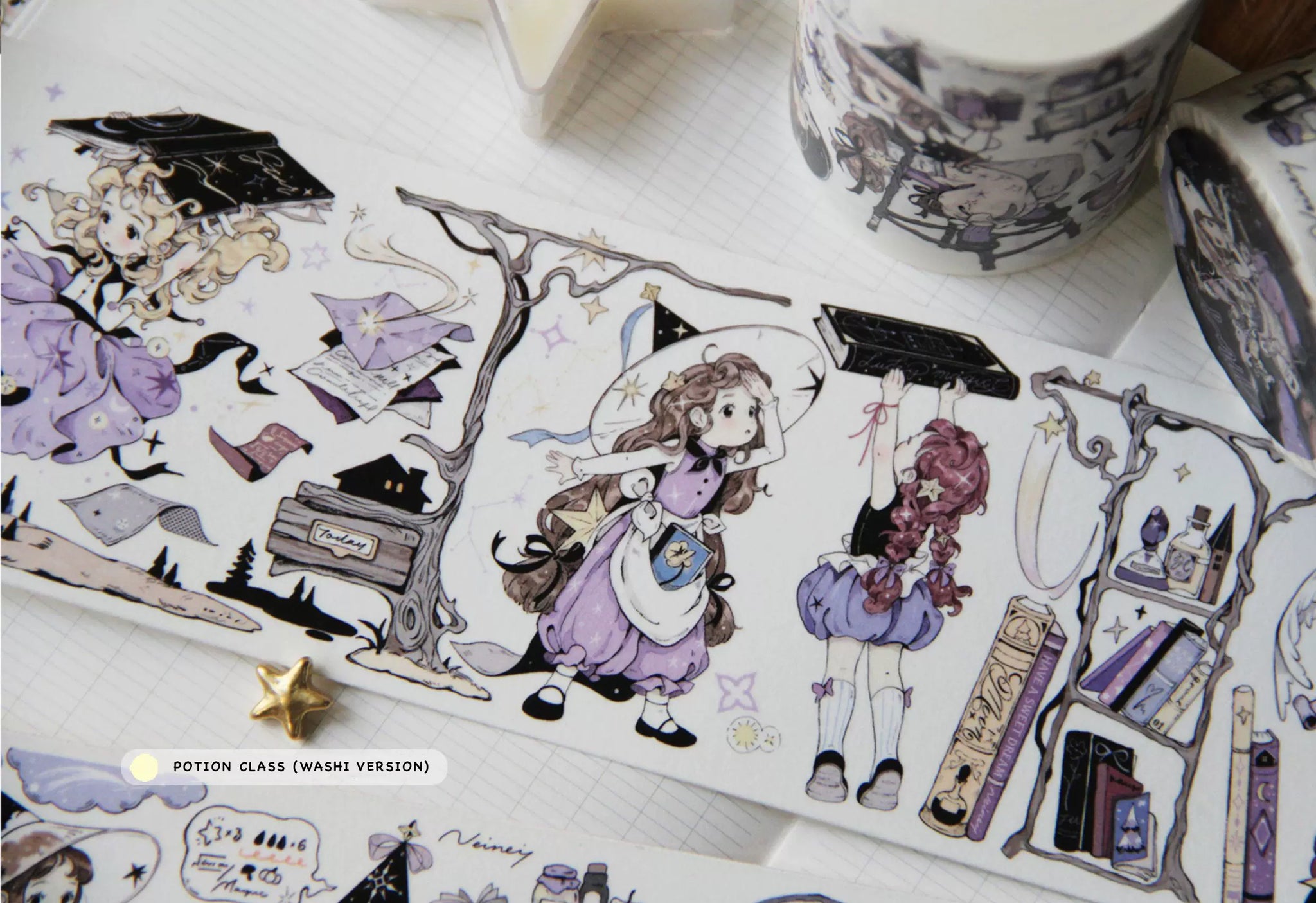 Neinei Illustration Masking Tape: Potion Class