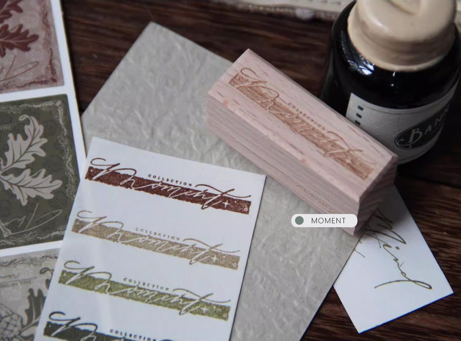 Neinei Illustration Stamps Set: Sealing Wax