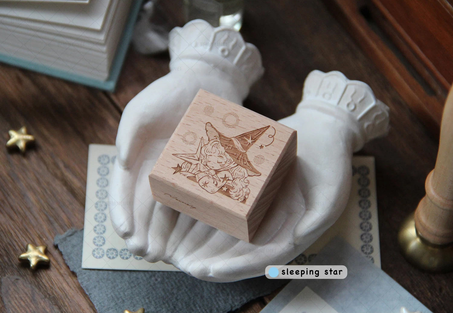 Neinei Illustration Stamp: Sleeping Star
