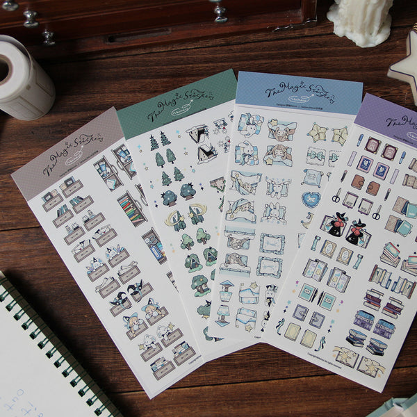 Neinei Illustration Sticker Sheet: The Magic
