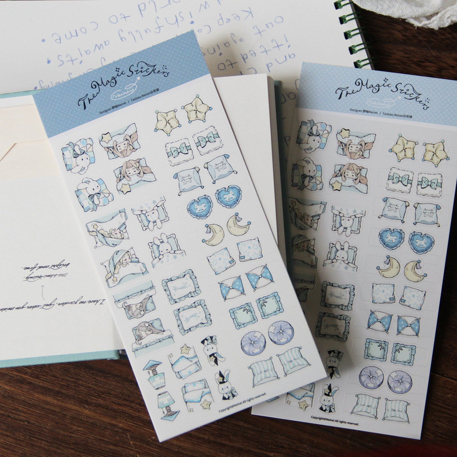 Neinei Illustration Sticker Sheet: The Magic