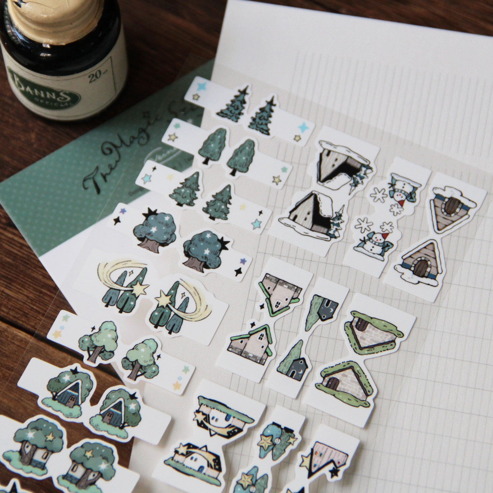 Neinei Illustration Sticker Sheet: The Magic