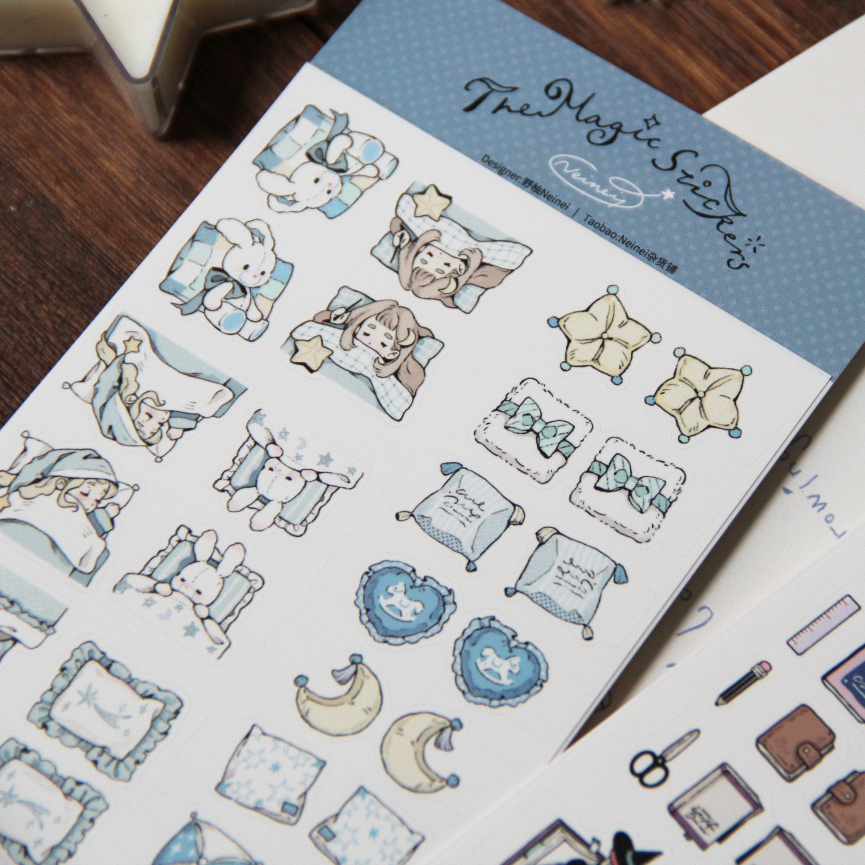 Neinei Illustration Sticker Sheet: The Magic