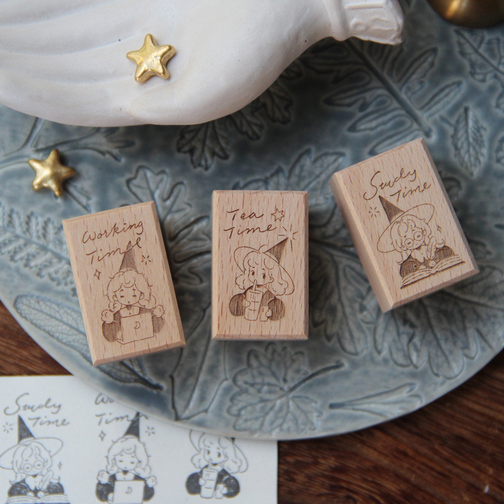 Neinei Illustration Stamp: Witchy Time