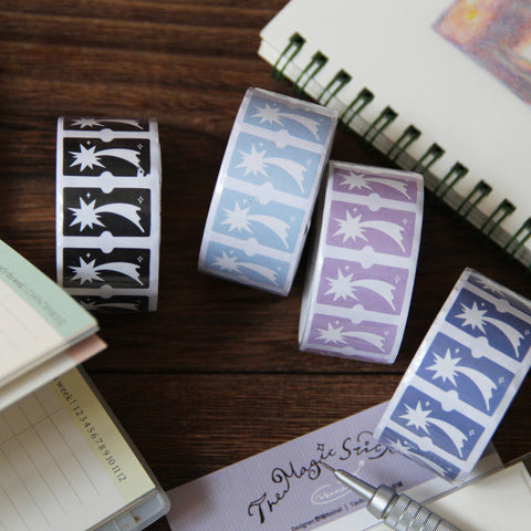 Neinei Illustration Sticker Rolls: Shooting Star