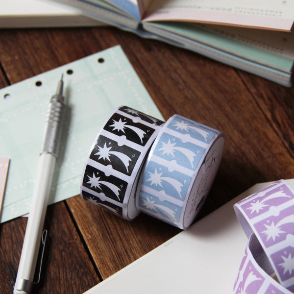 Neinei Illustration Sticker Rolls: Shooting Star