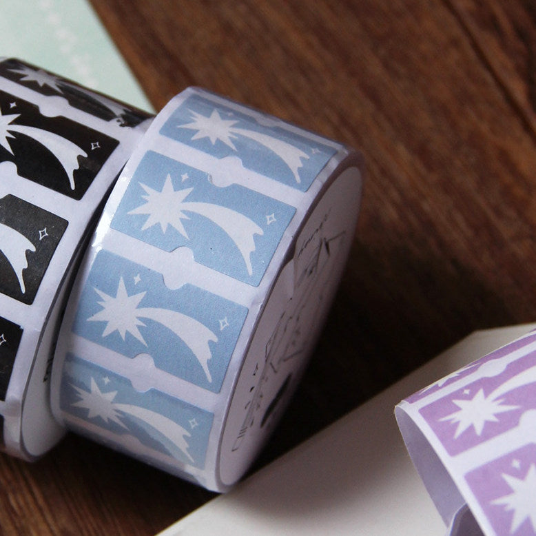 Neinei Illustration Sticker Rolls: Shooting Star