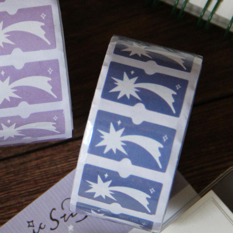 Neinei Illustration Sticker Rolls: Shooting Star
