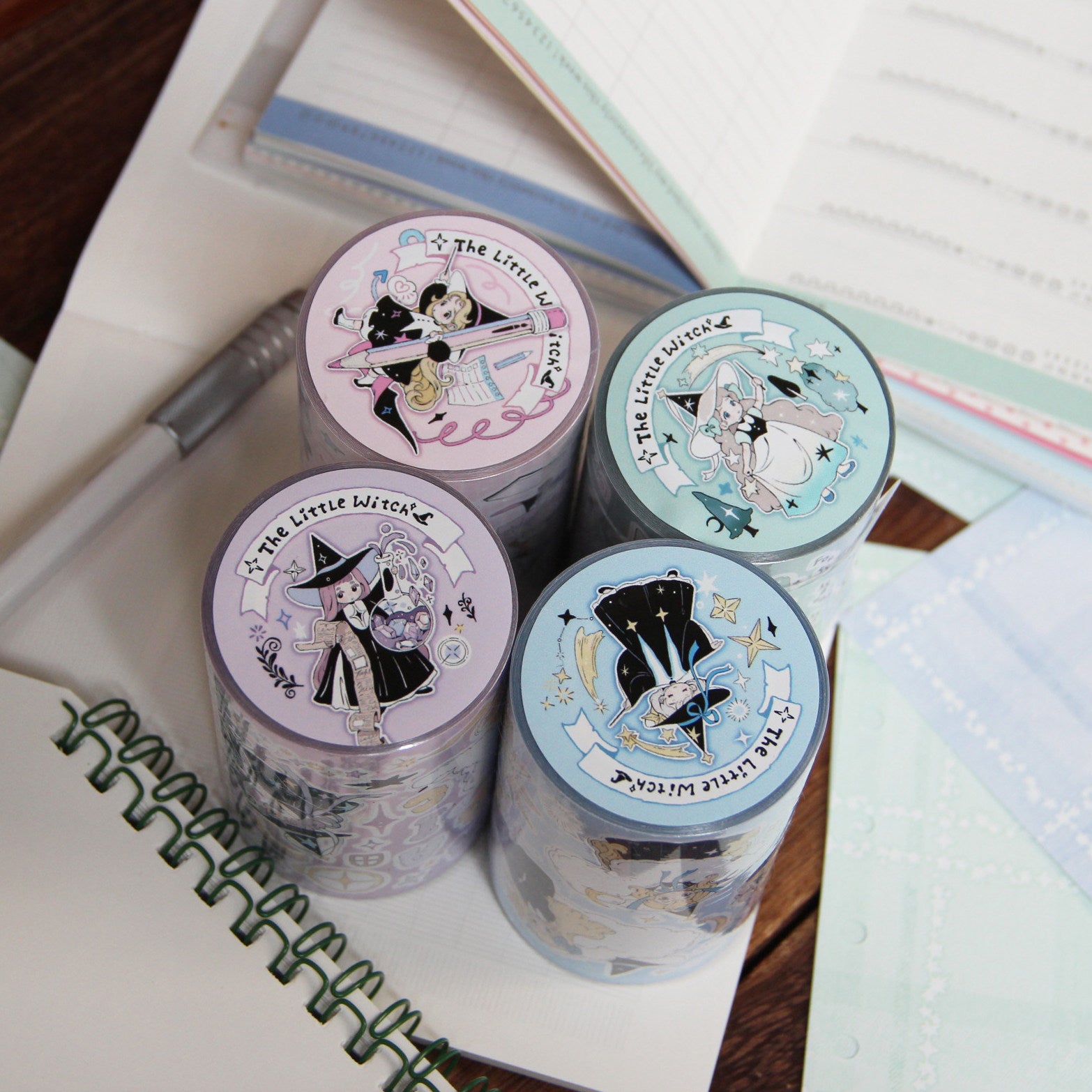 Neinei Illustration Sticker Tape: The Little Witch
