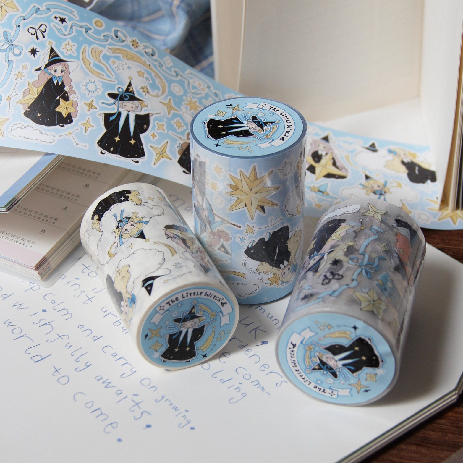 Neinei Illustration Sticker Tape: The Little Witch