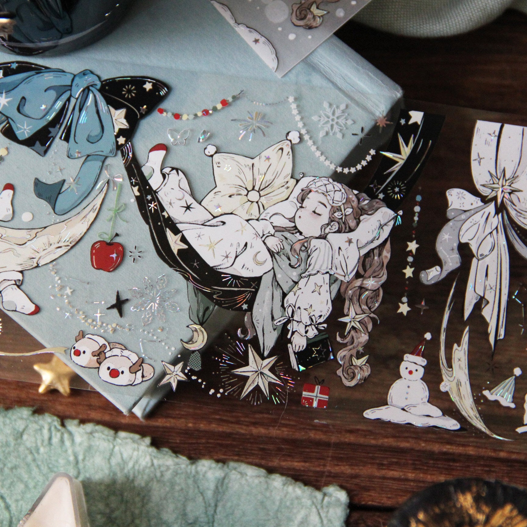 Neinei Illustration Masking Tape: Winter Dreams