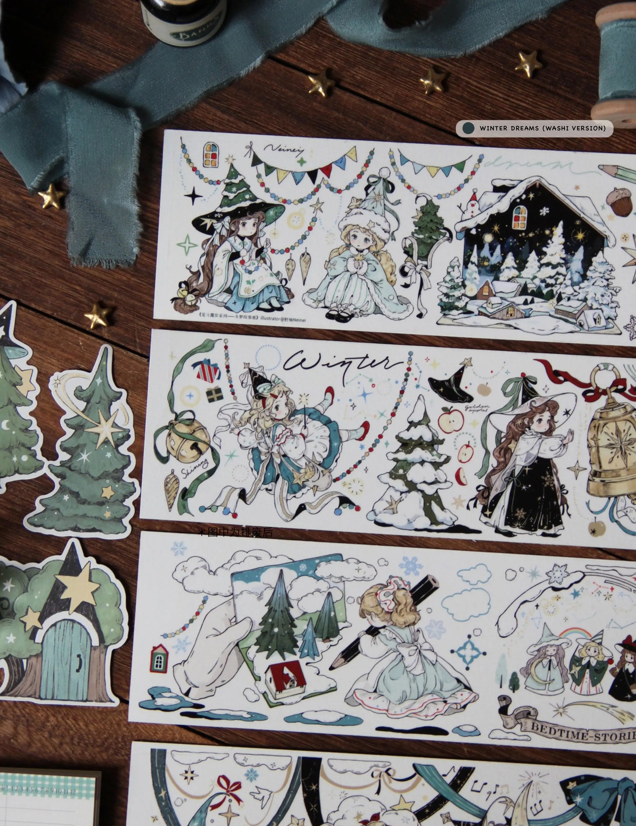 Neinei Illustration Masking Tape: Winter Dreams