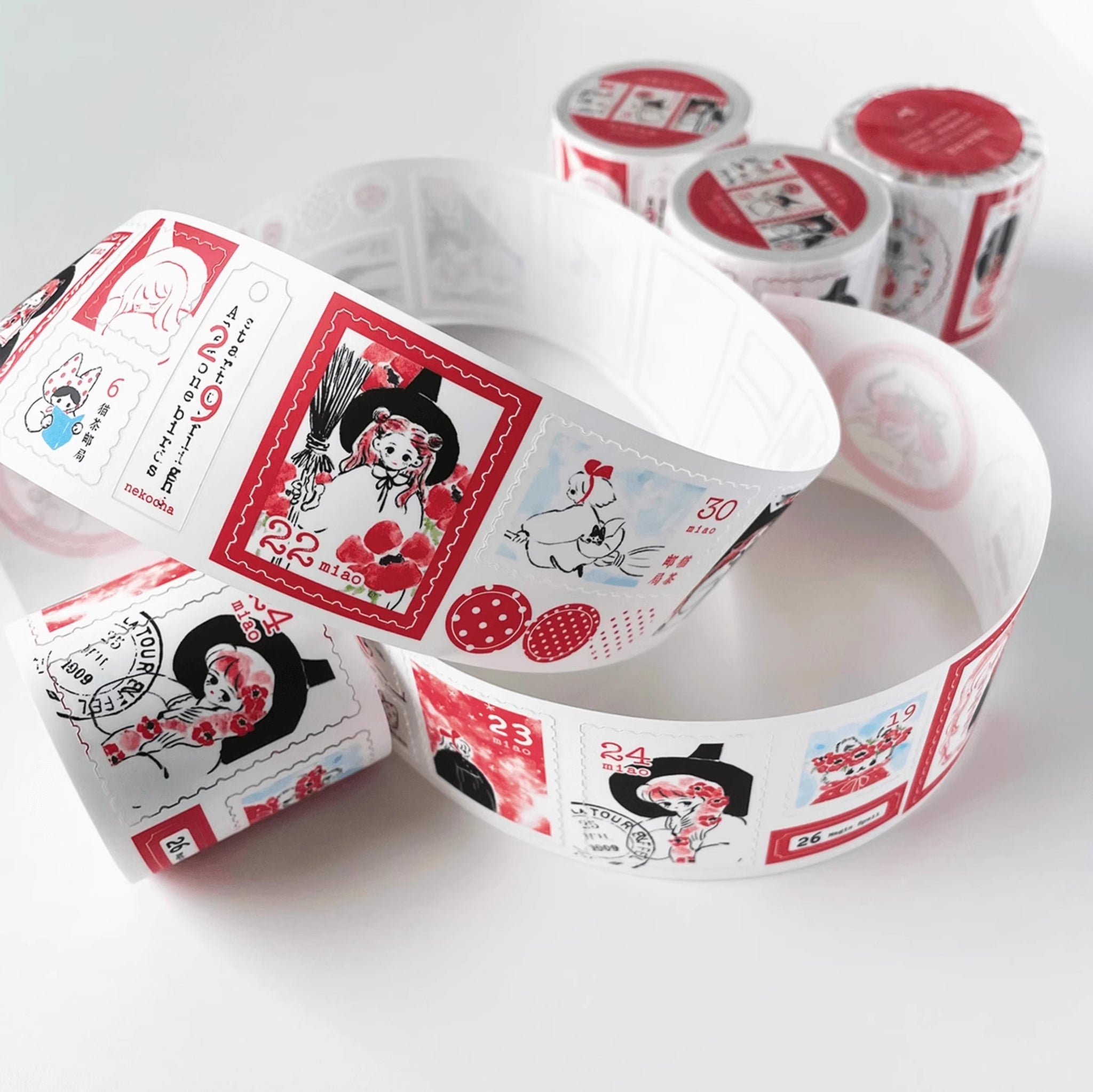 Nekocha Sticker Tape: Anemone Flower Witch