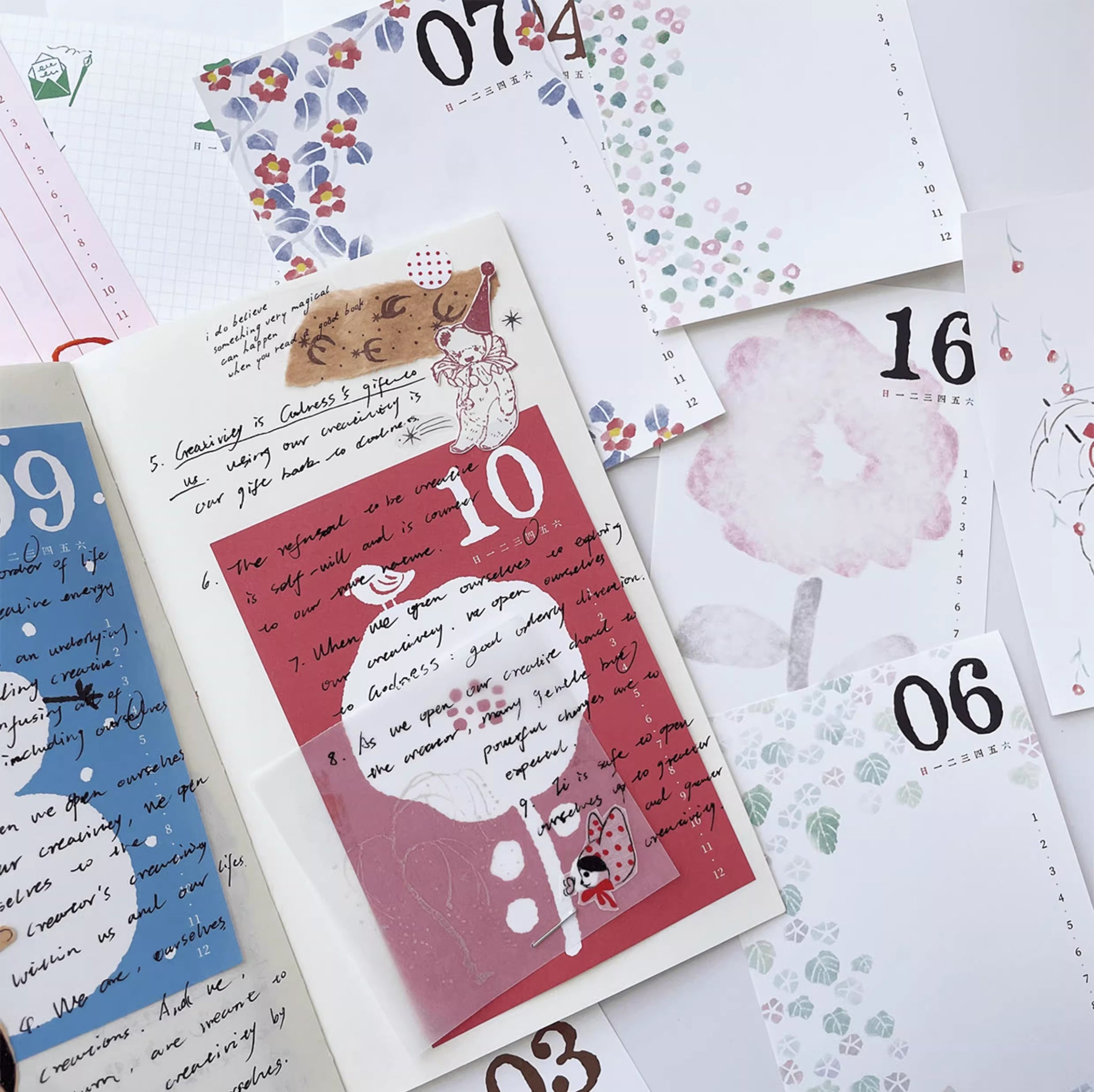 Nekocha Memo Paper: Butterfly Moment
