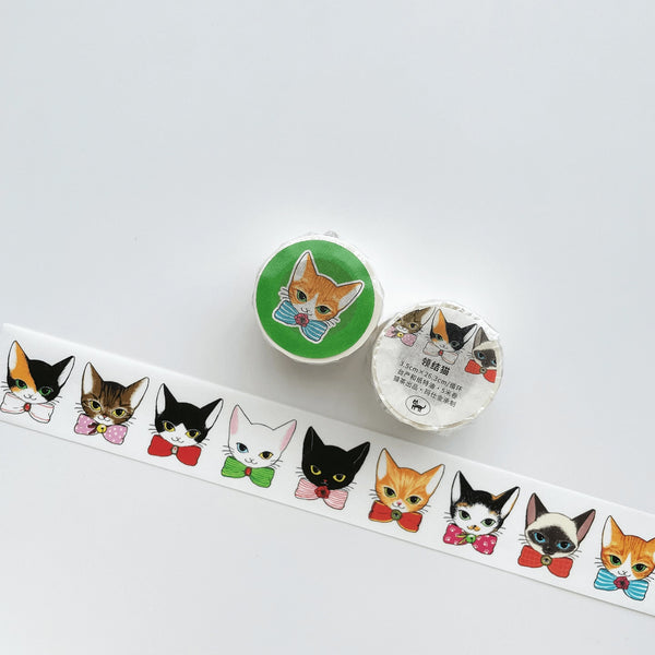 Nekocha Washi Tape: Cat Portraits