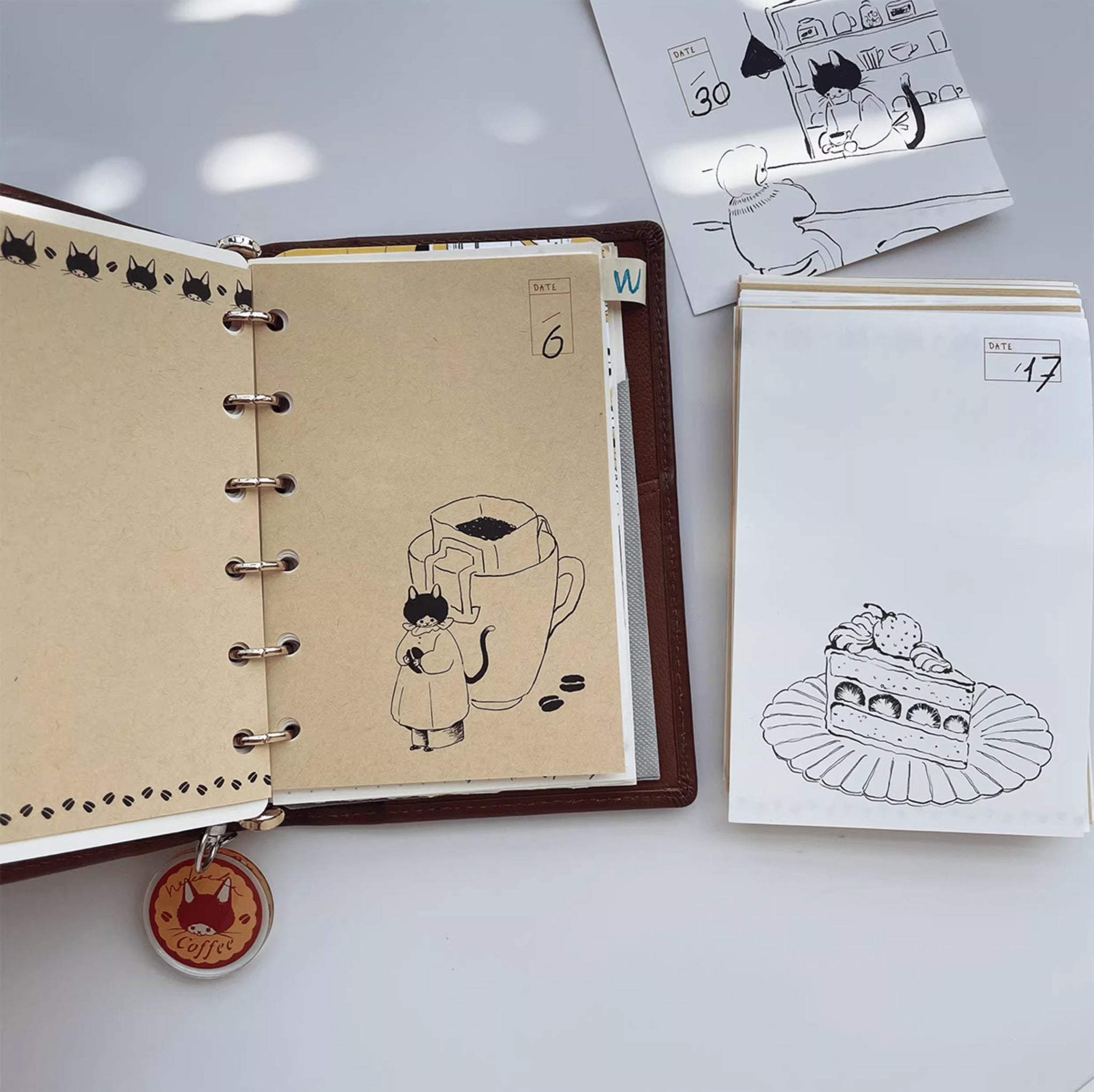 Nekocha Memo Paper: Nekocha Coffee