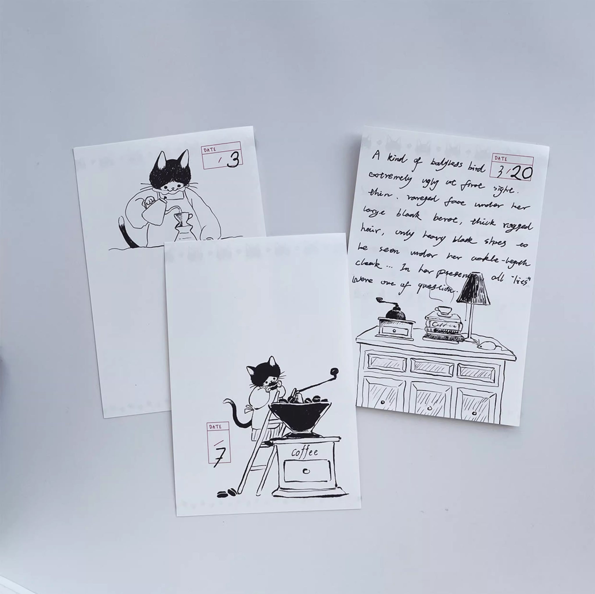 Nekocha Memo Paper: Nekocha Coffee