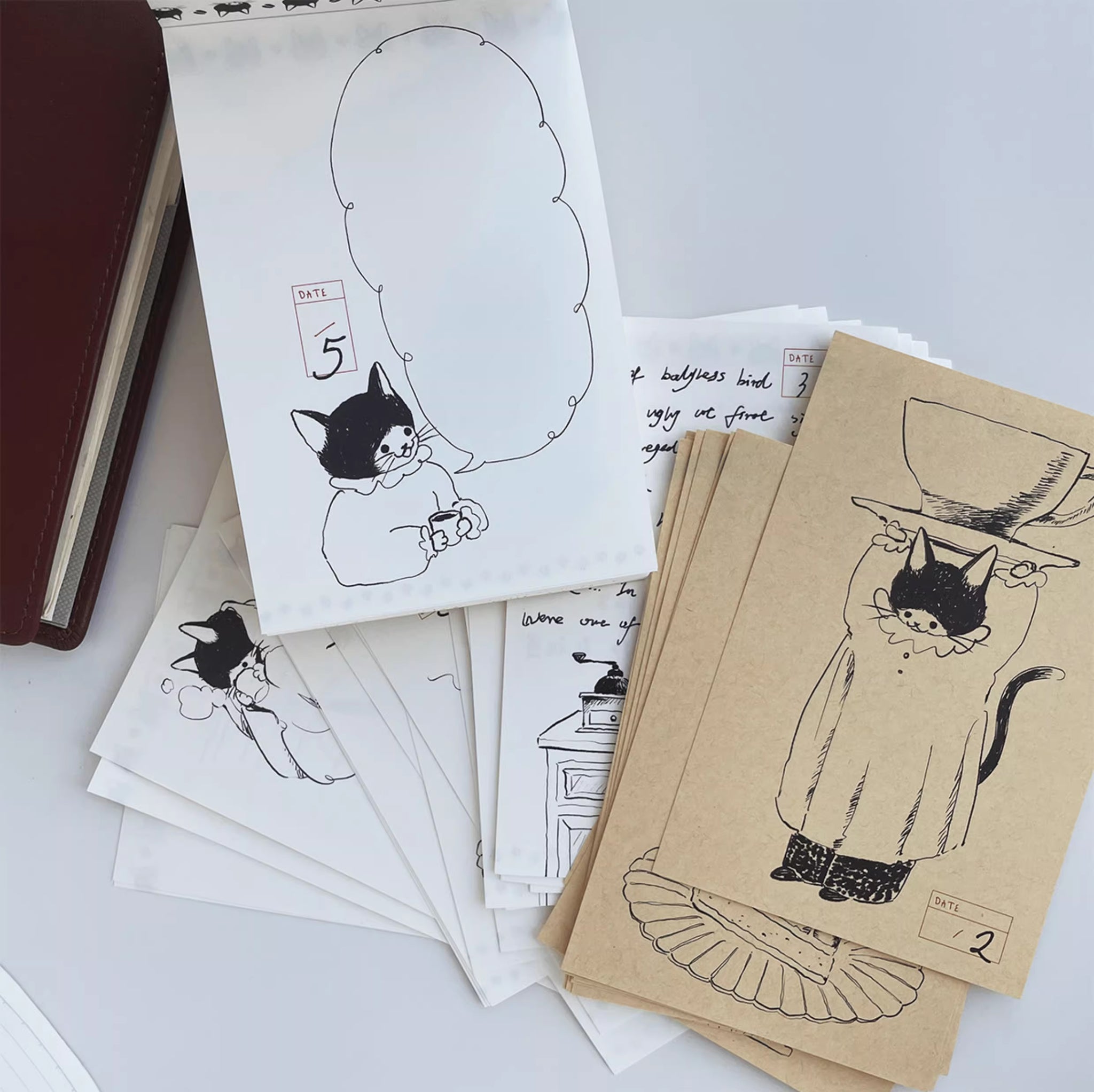 Nekocha Memo Paper: Nekocha Coffee