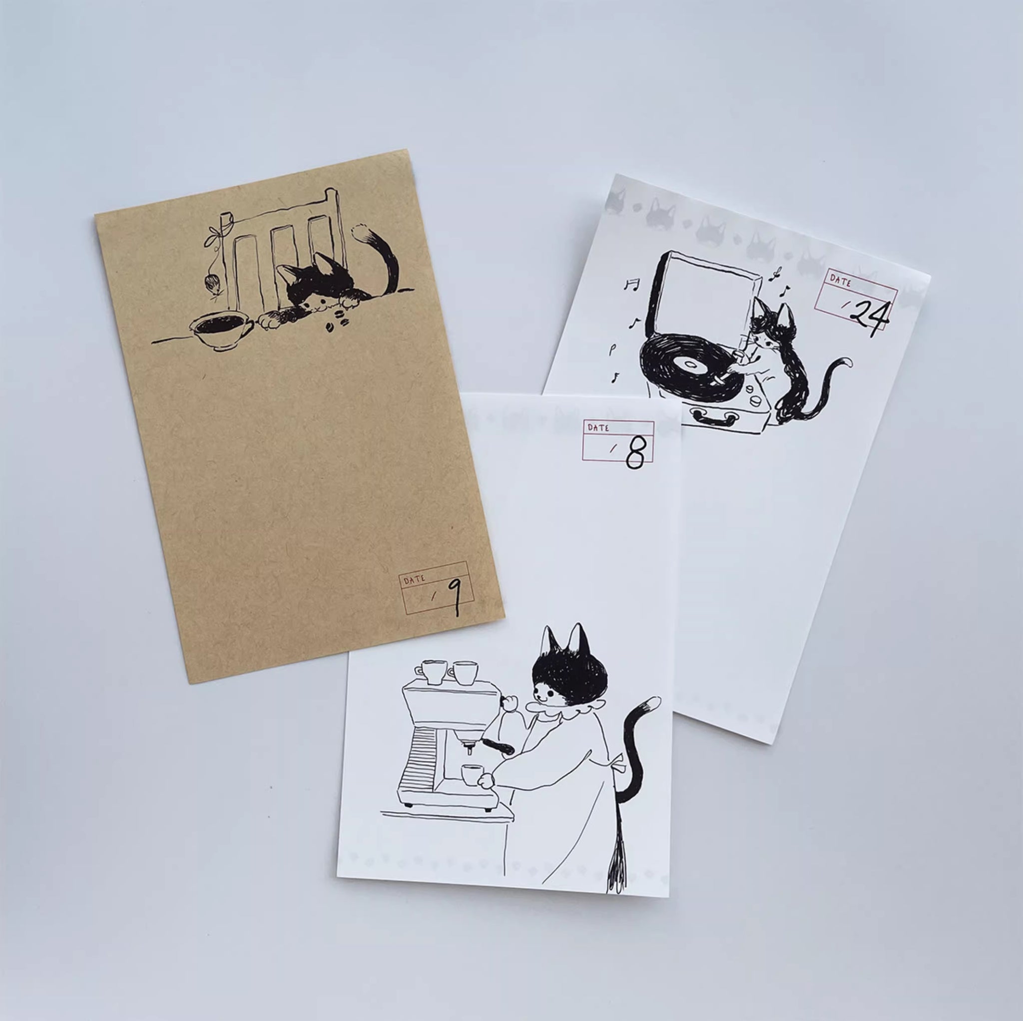 Nekocha Memo Paper: Nekocha Coffee