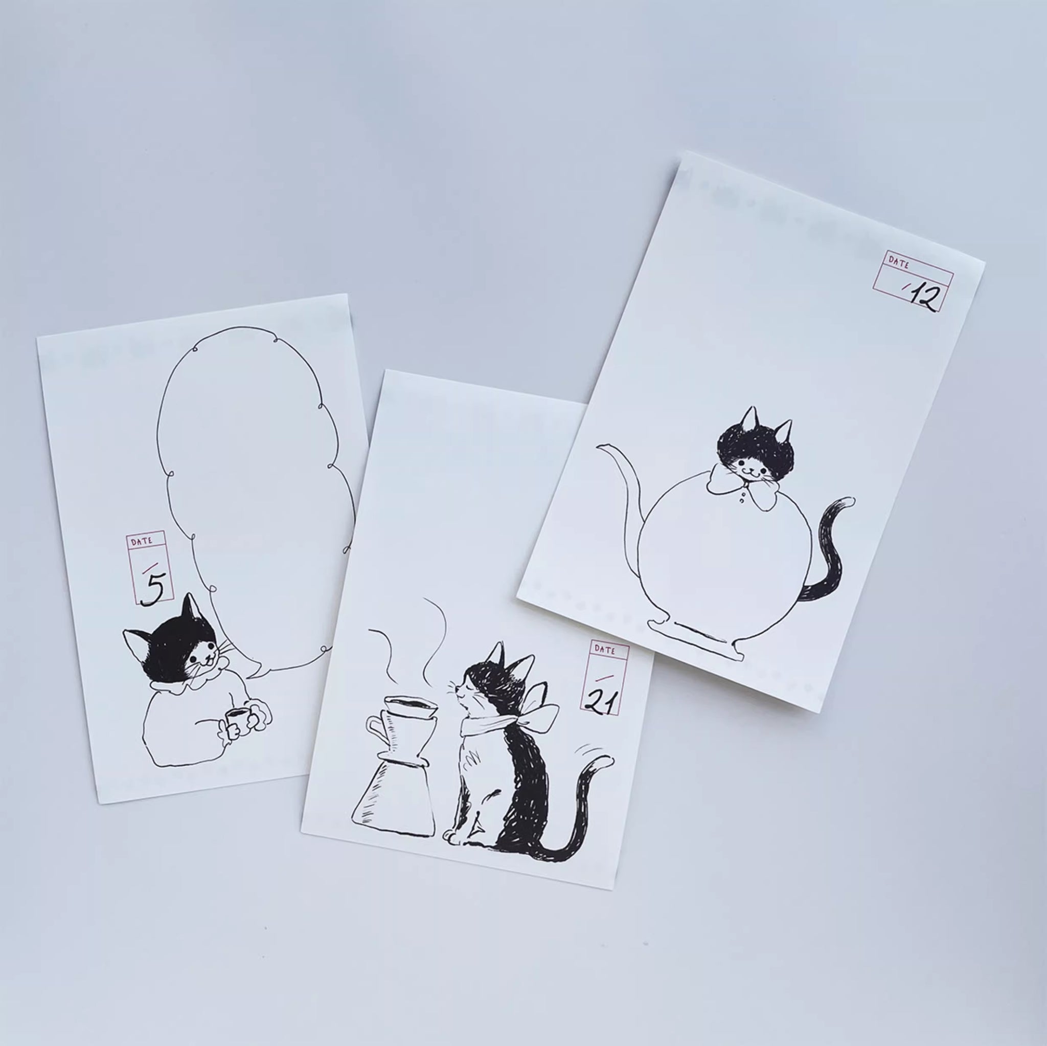 Nekocha Memo Paper: Nekocha Coffee