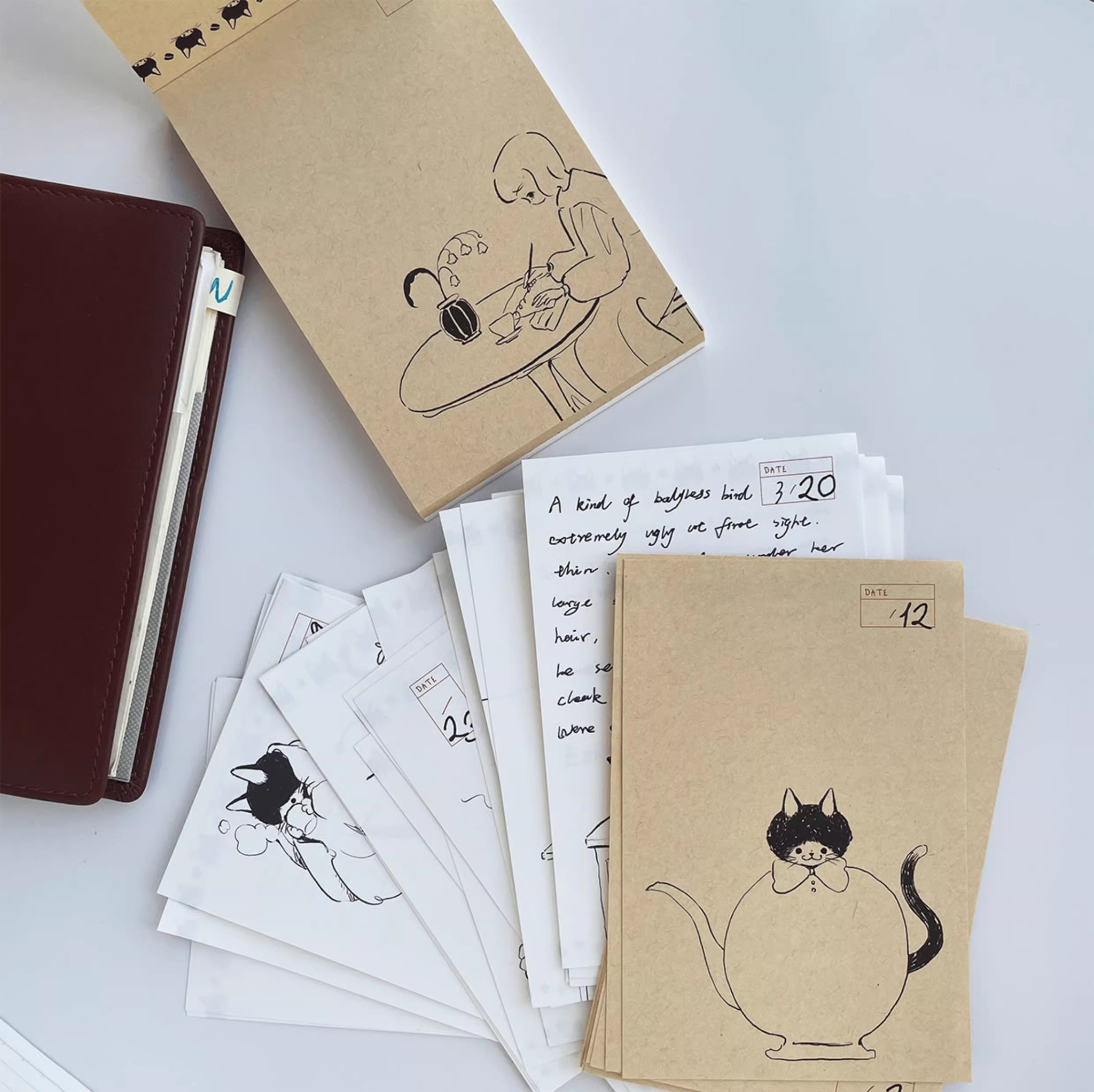 Nekocha Memo Paper: Nekocha Coffee