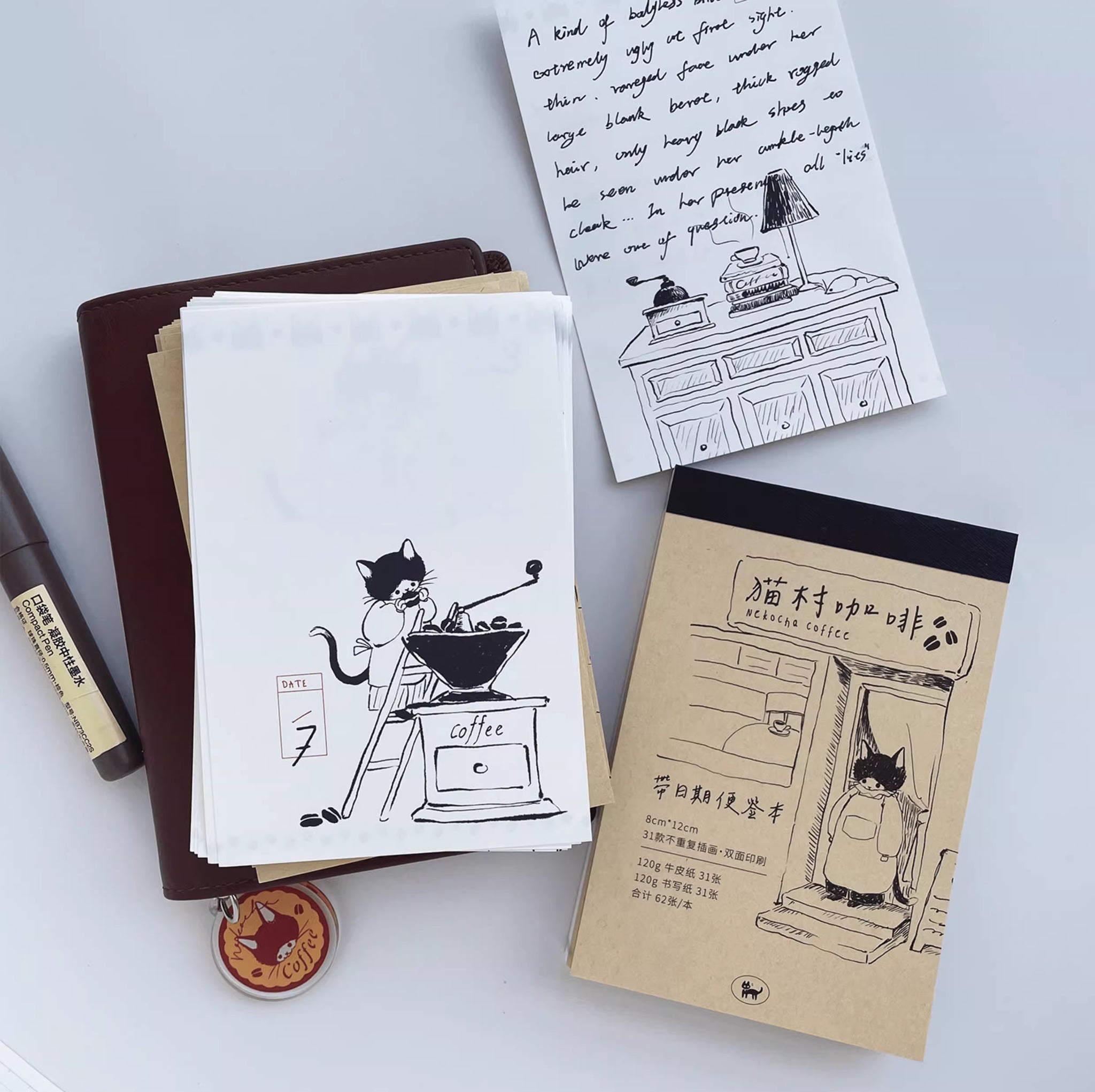 Nekocha Memo Paper: Nekocha Coffee