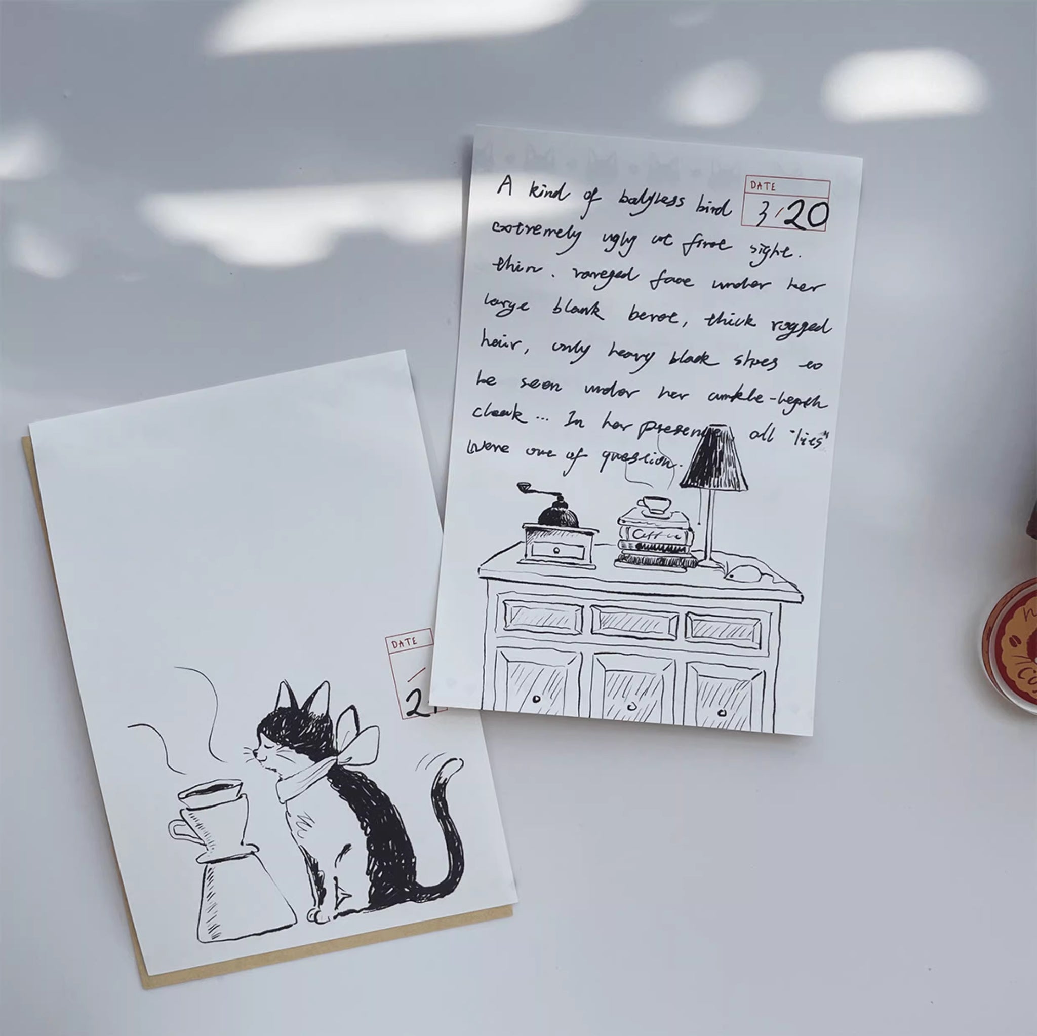Nekocha Memo Paper: Nekocha Coffee