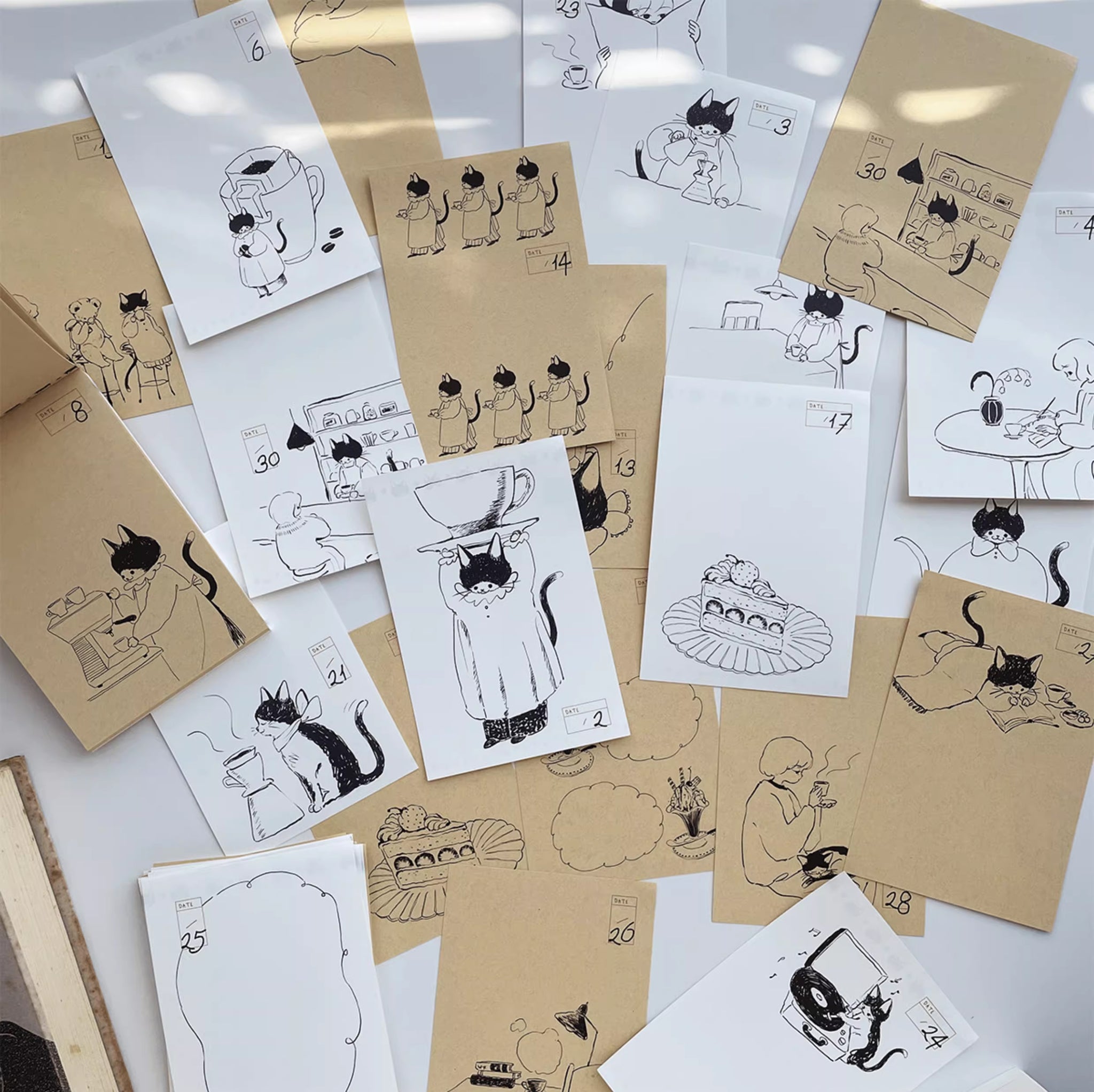 Nekocha Memo Paper: Nekocha Coffee