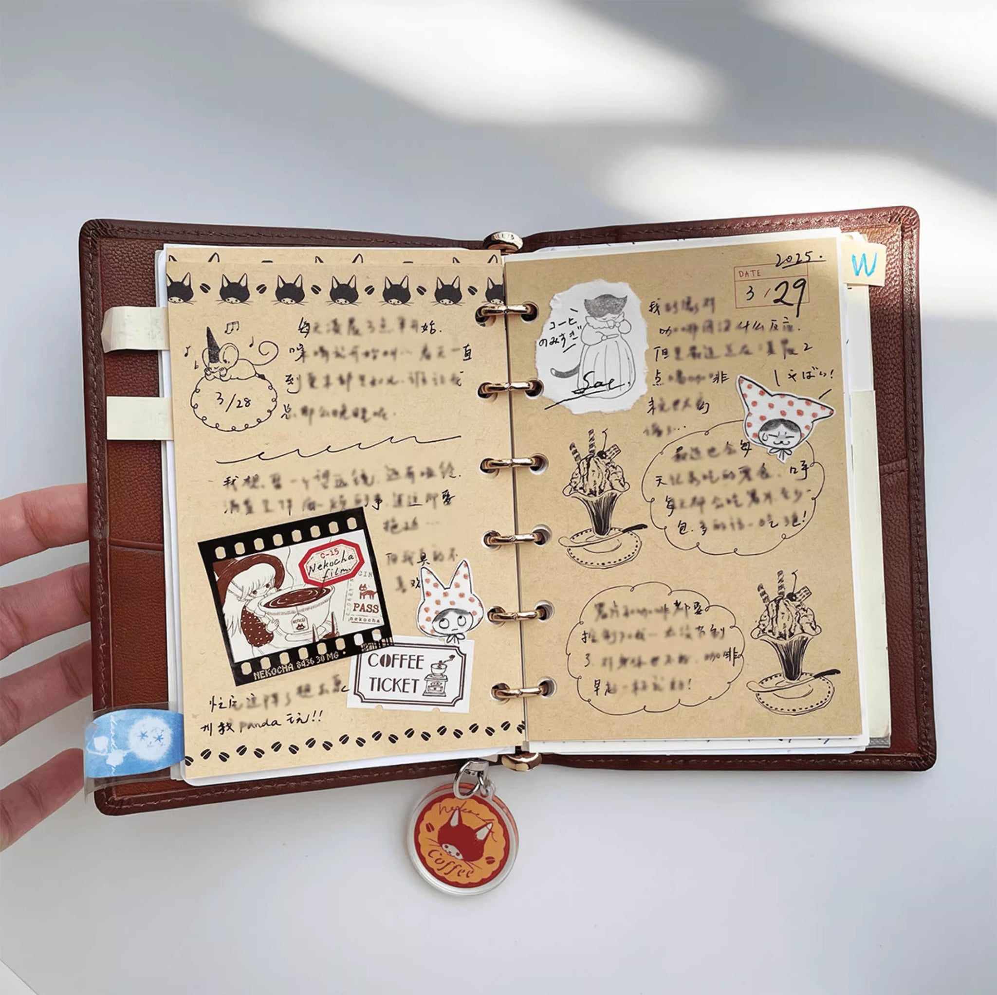 Nekocha Memo Paper: Nekocha Coffee