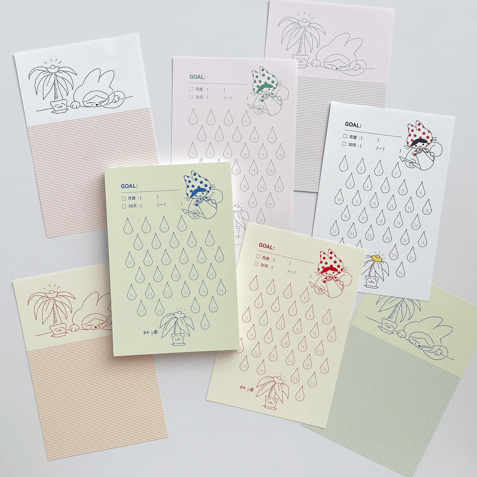 Nekocha Memo Pad: Daily Tracker