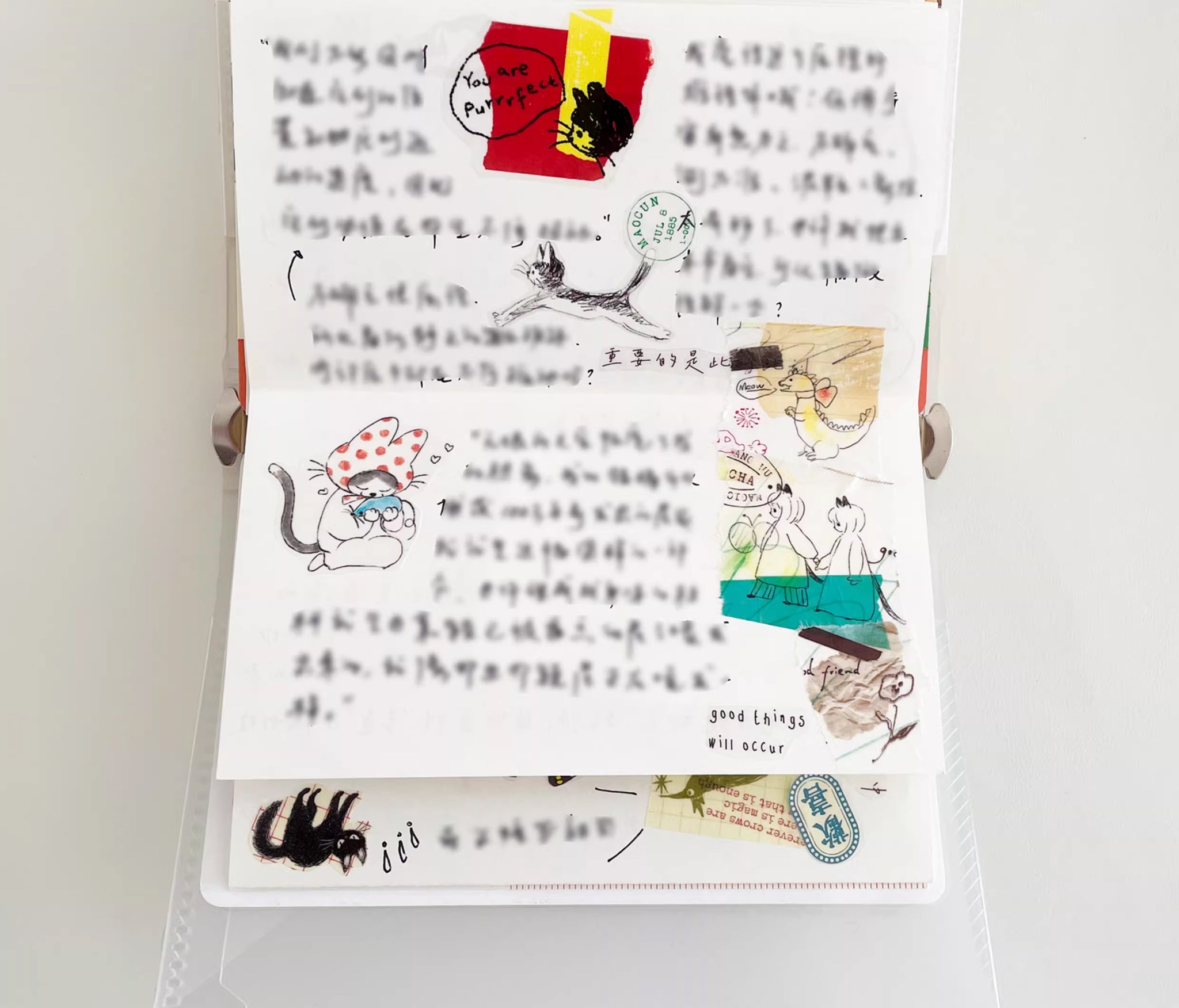 Nekocha Washi Tape: Doodle Page