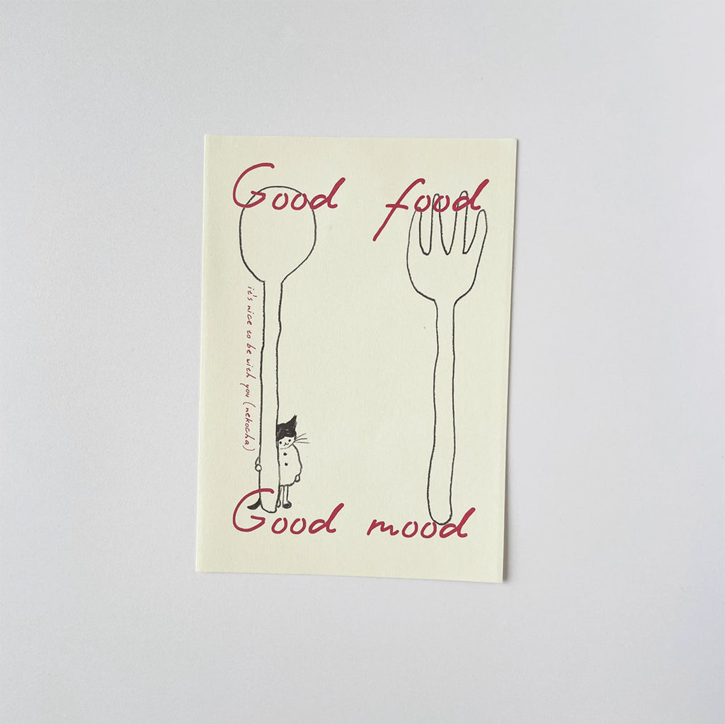 Nekocha Memo Pad: Eat Well