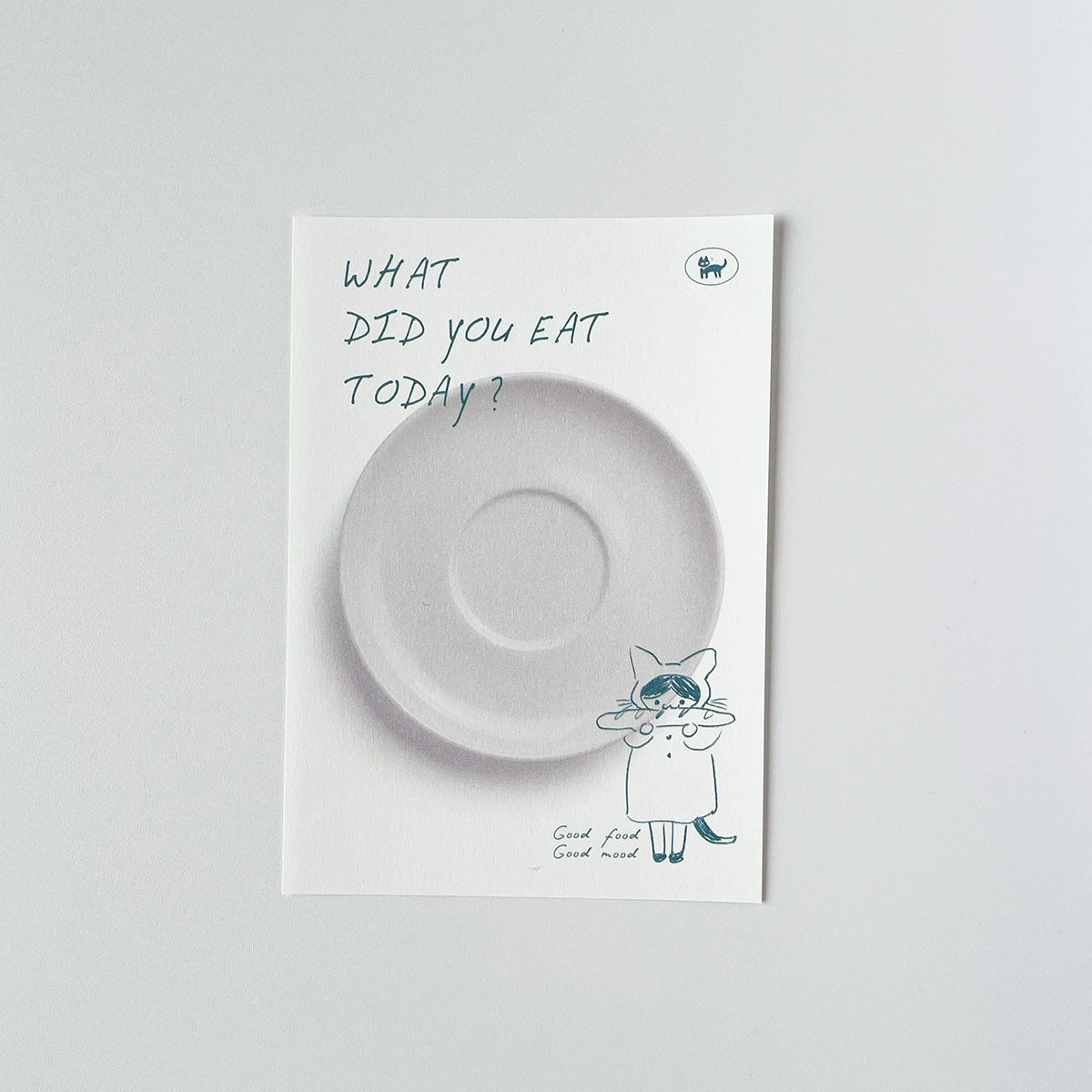 Nekocha Memo Pad: Eat Well