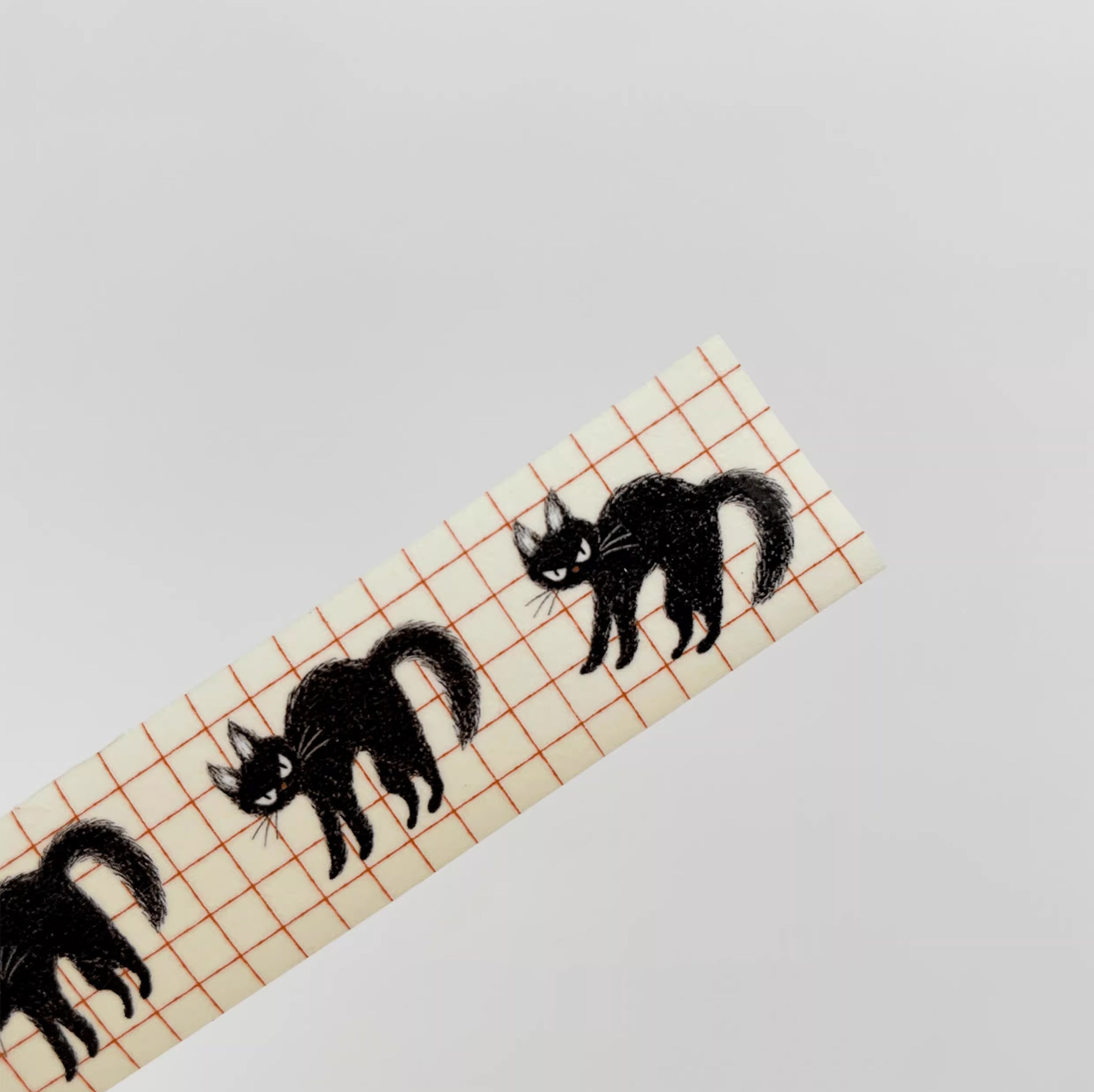 Nekocha Washi Tape: Black Cat