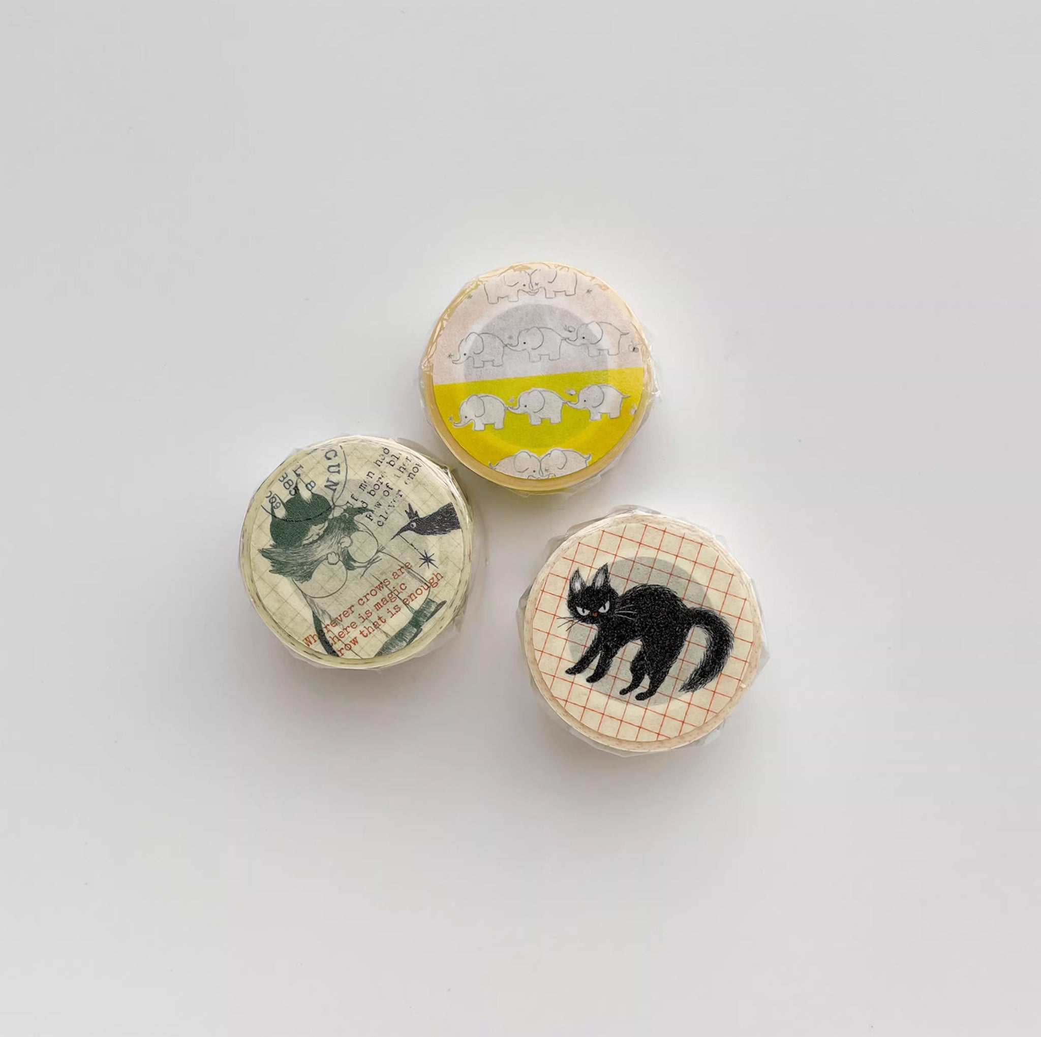 Nekocha Washi Tape: Black Cat