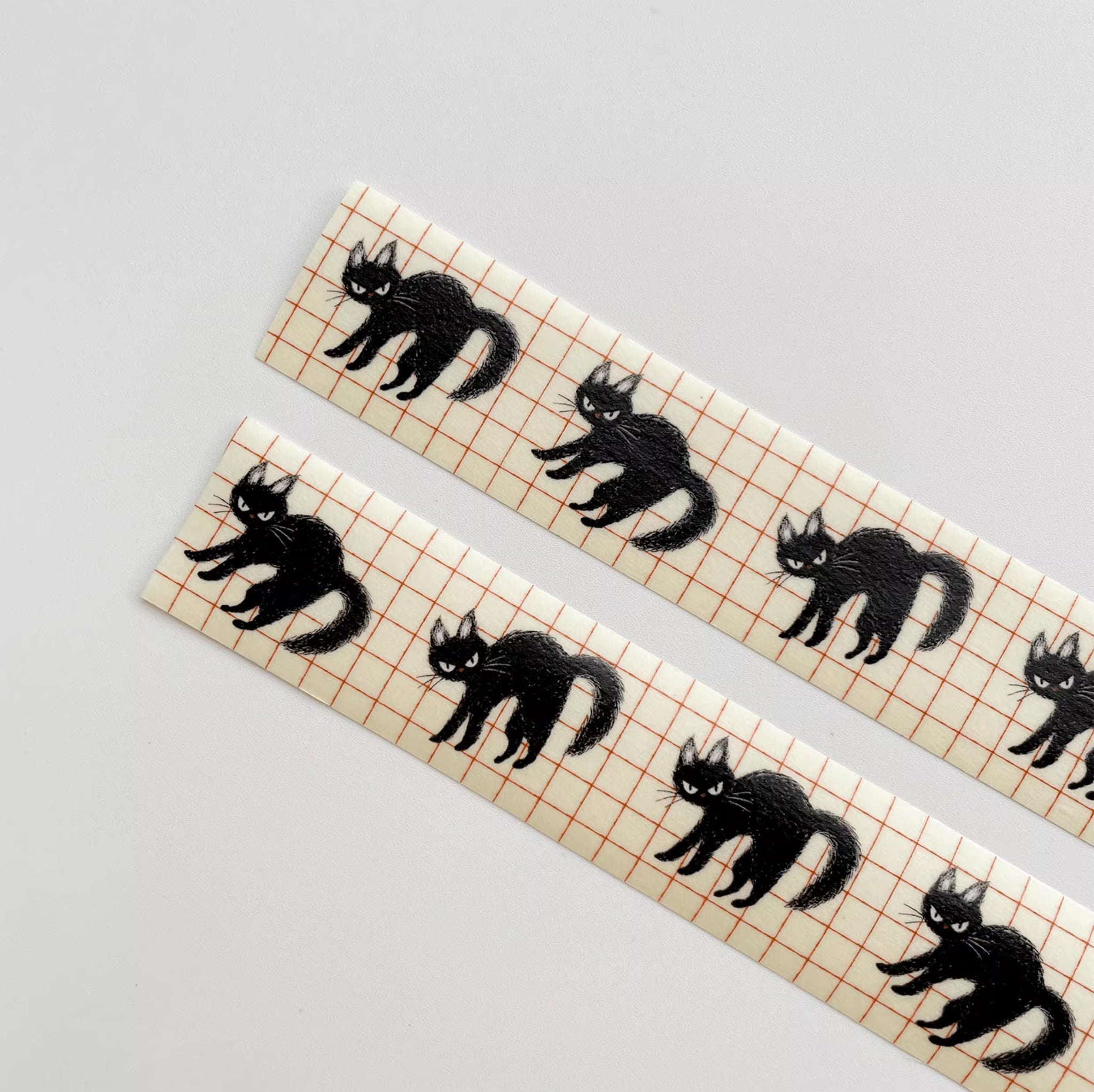 Nekocha Washi Tape: Black Cat