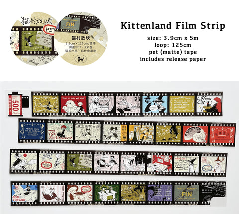 Nekocha Masking Tape: Kittenland Film Strip