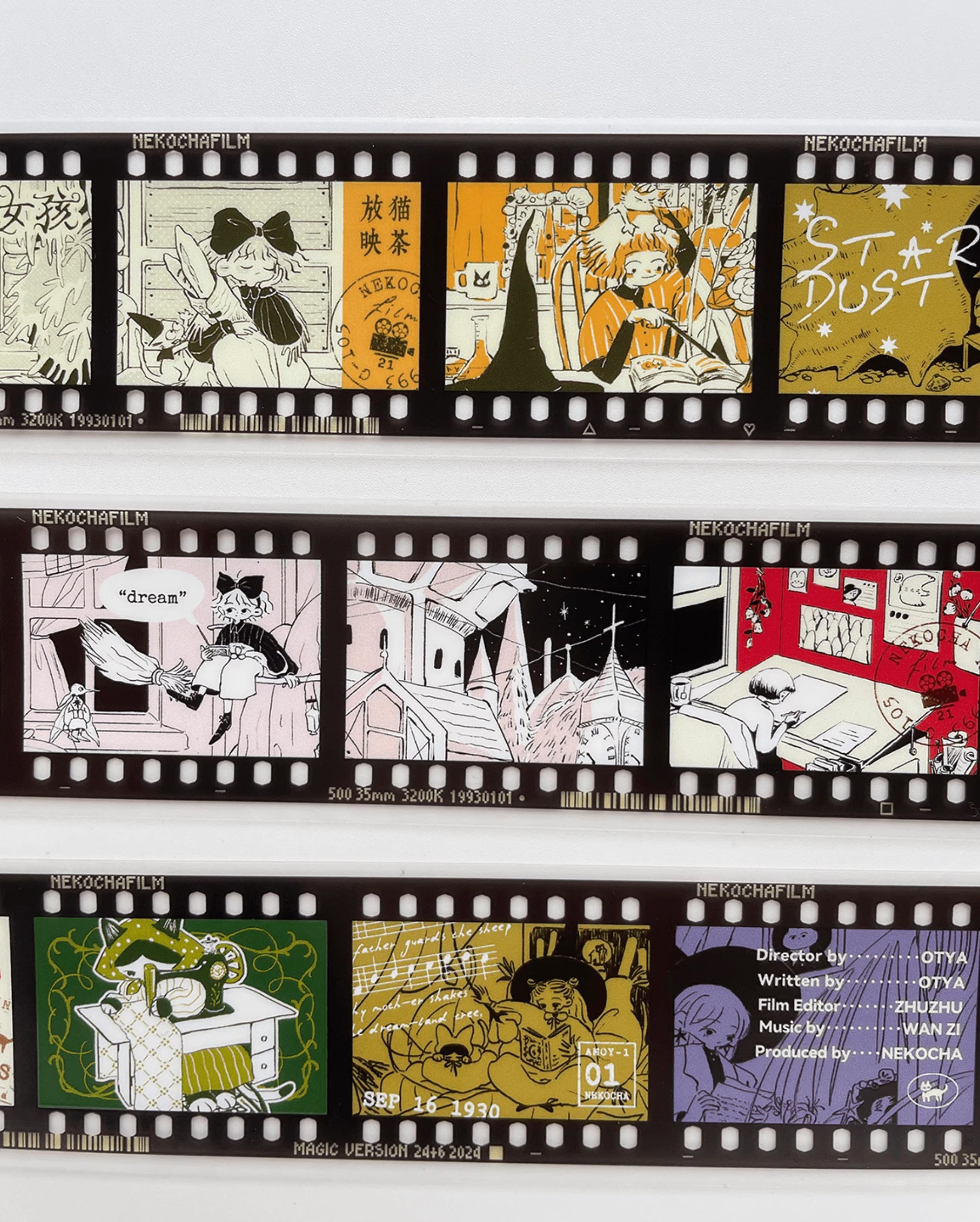 Nekocha Masking Tape: Kittenland Film Strip