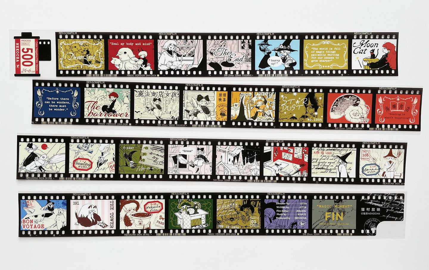 Nekocha Masking Tape: Kittenland Film Strip