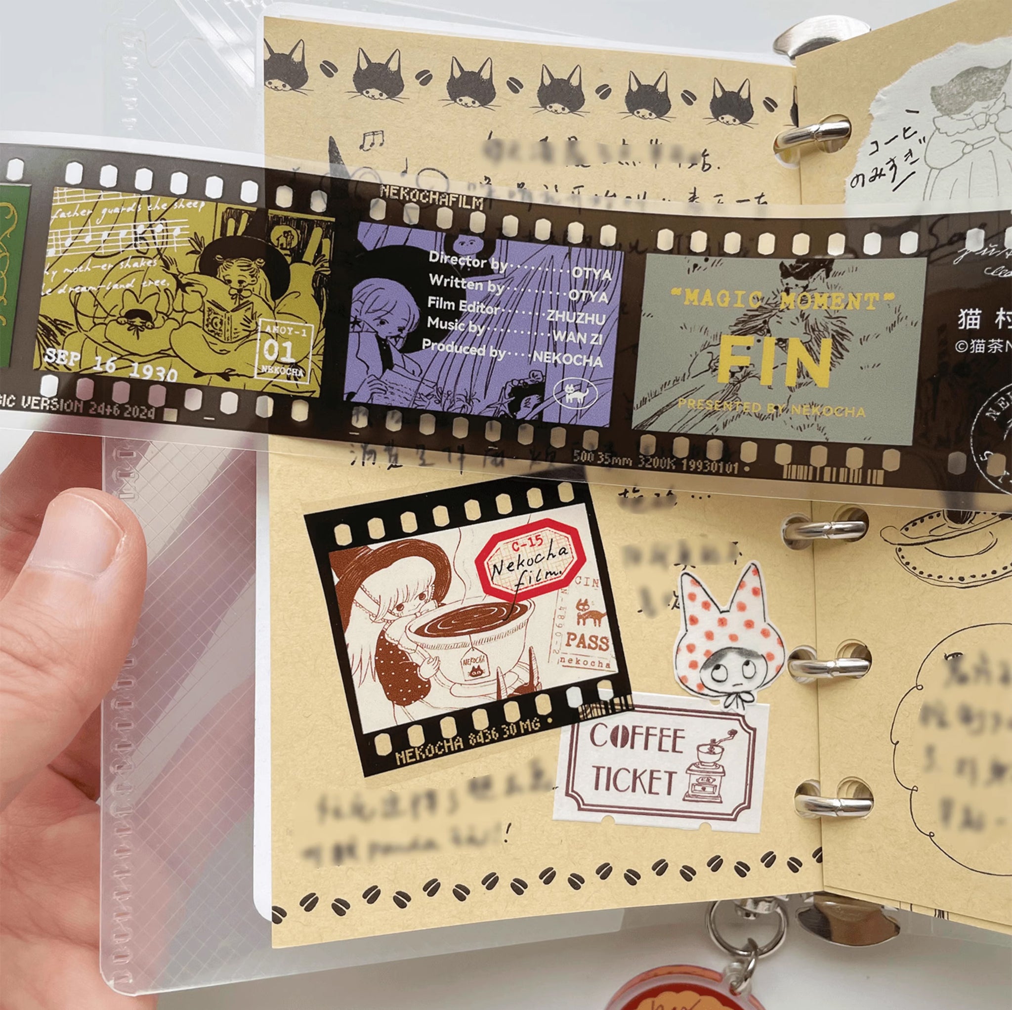 Nekocha Masking Tape: Kittenland Film Strip