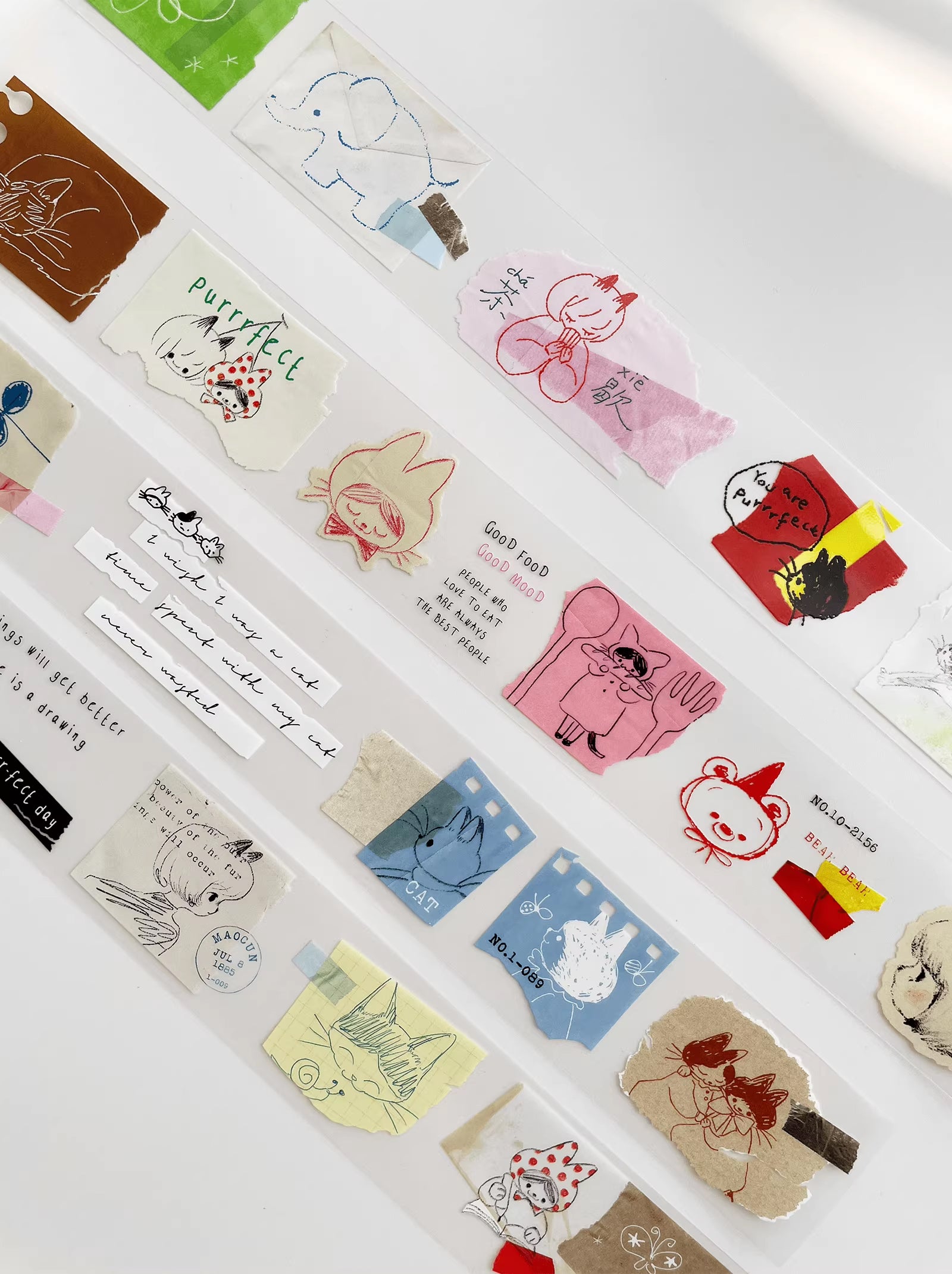 Nekocha Masking Tape: Kitty Art Exhibit