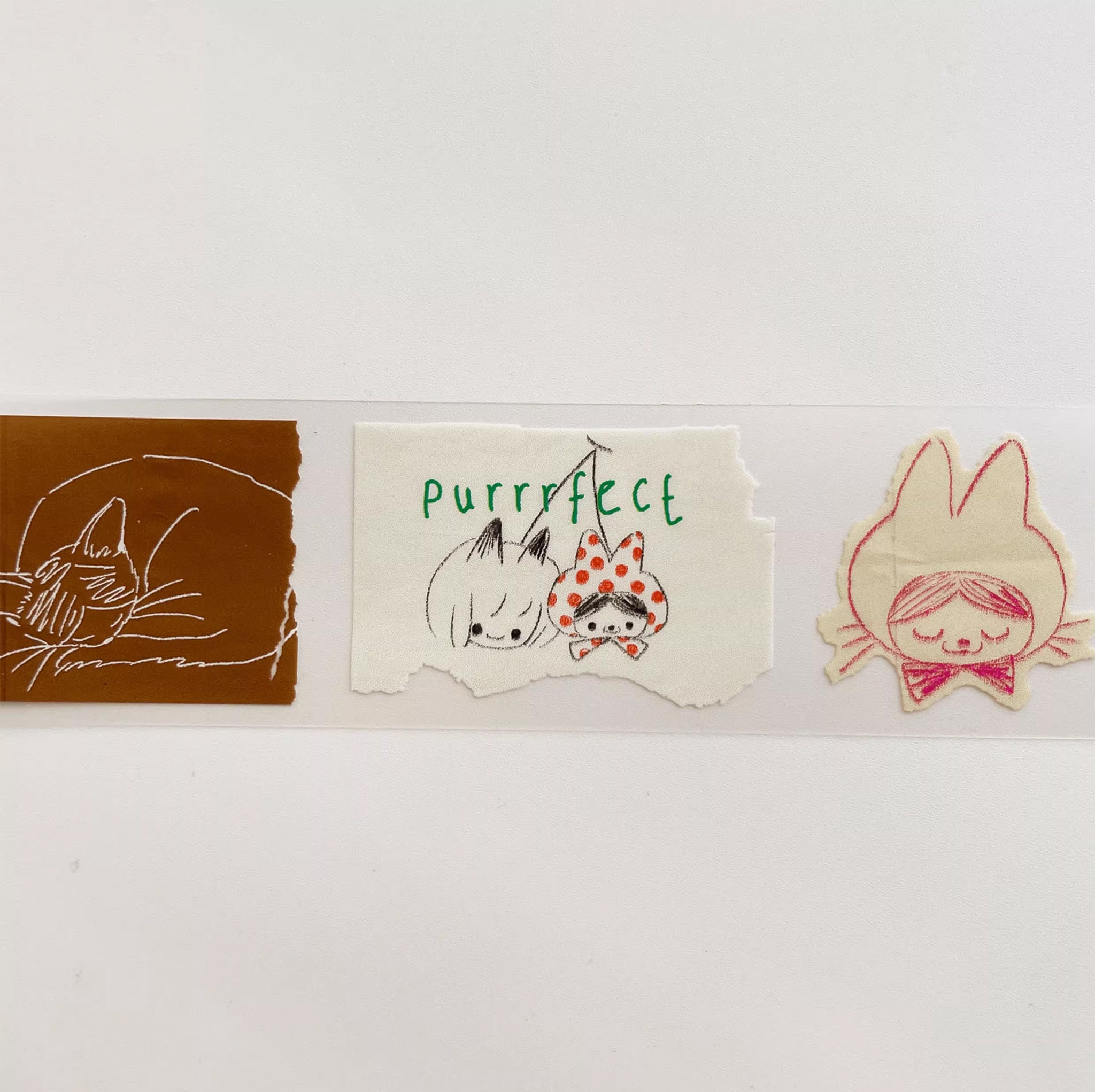 Nekocha Masking Tape: Kitty Art Exhibit