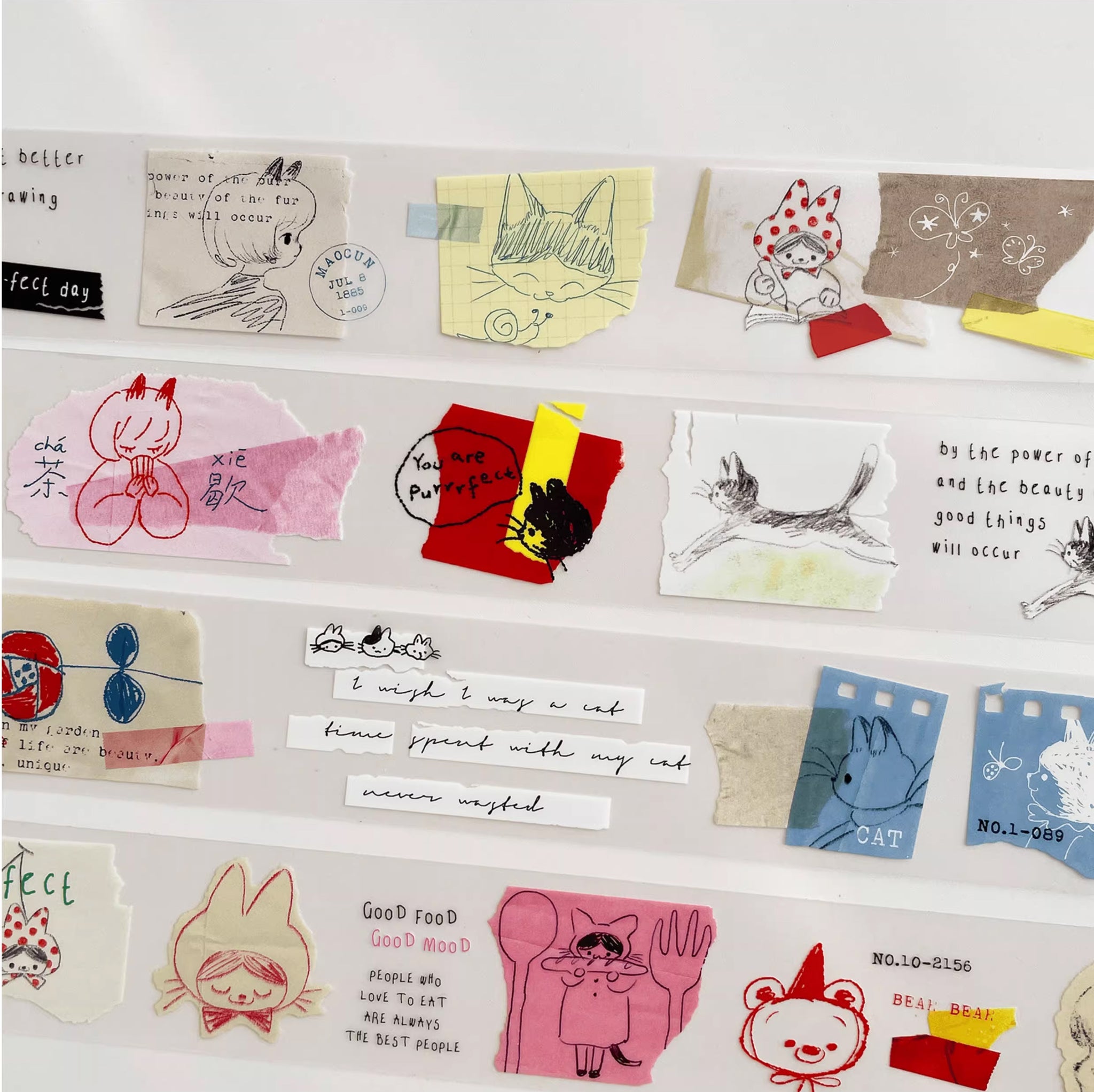 Nekocha Masking Tape: Kitty Art Exhibit