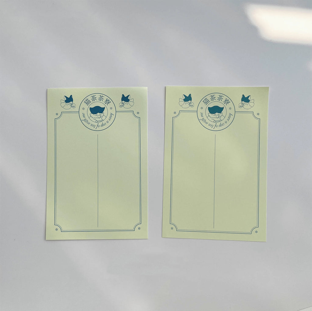 Nekocha Memo Pad: Kitty Tea Party