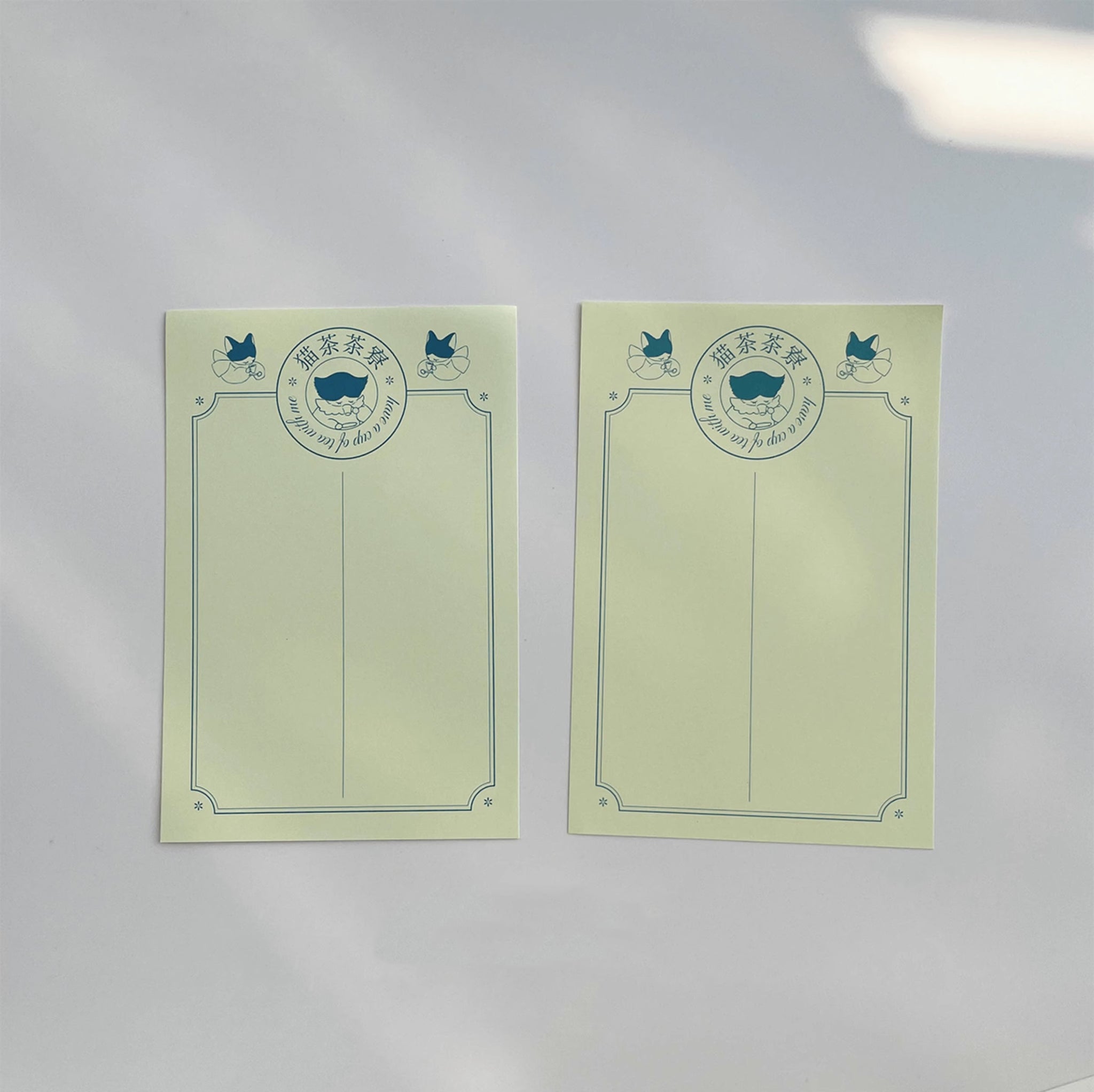 Nekocha Memo Pad: Kitty Tea Party