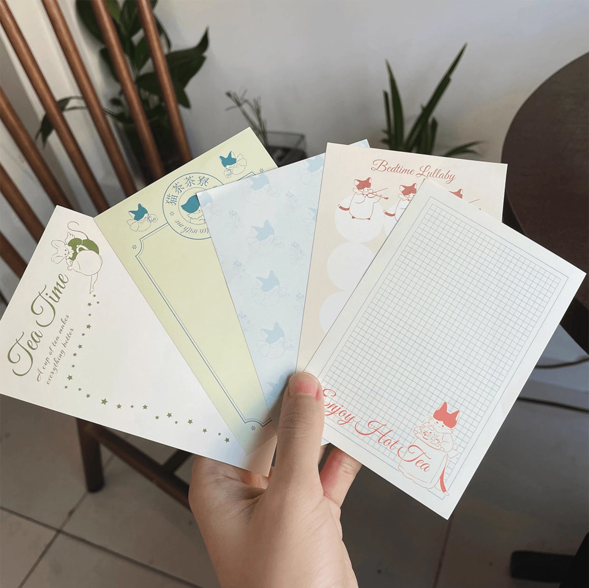 Nekocha Memo Pad: Kitty Tea Party